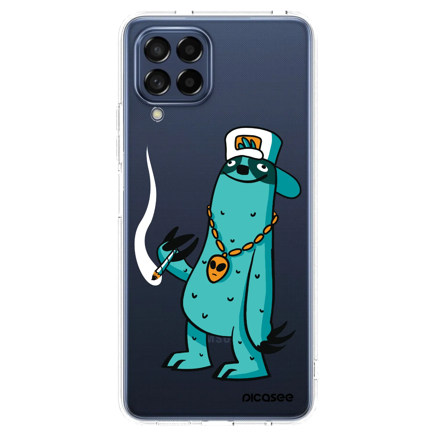 Picasee silikónový prehľadný obal pre Samsung Galaxy M53 5G - Earth - Je mi fajn