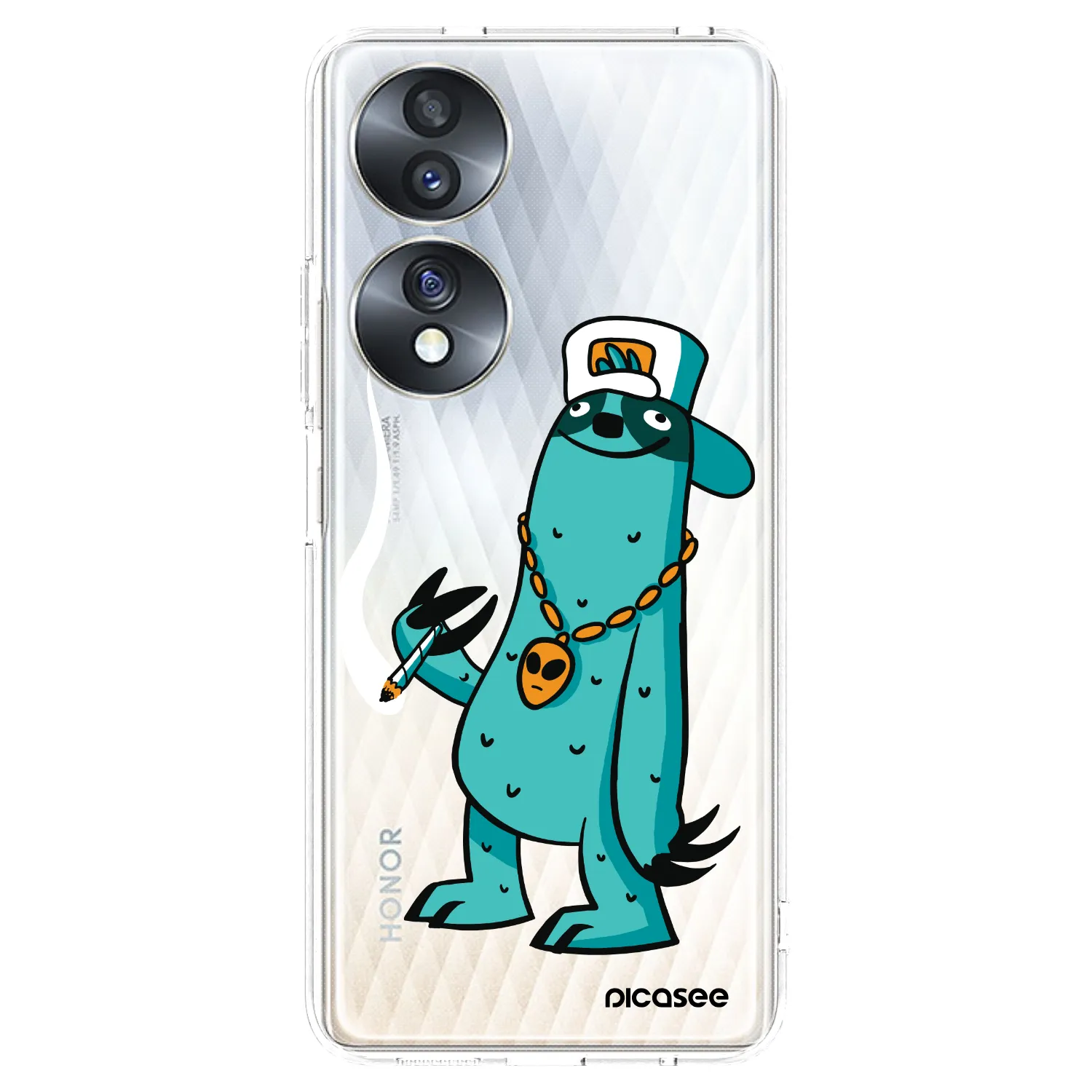 Picasee silikónový prehľadný obal pre Honor 70 - Earth - Je mi fajn
