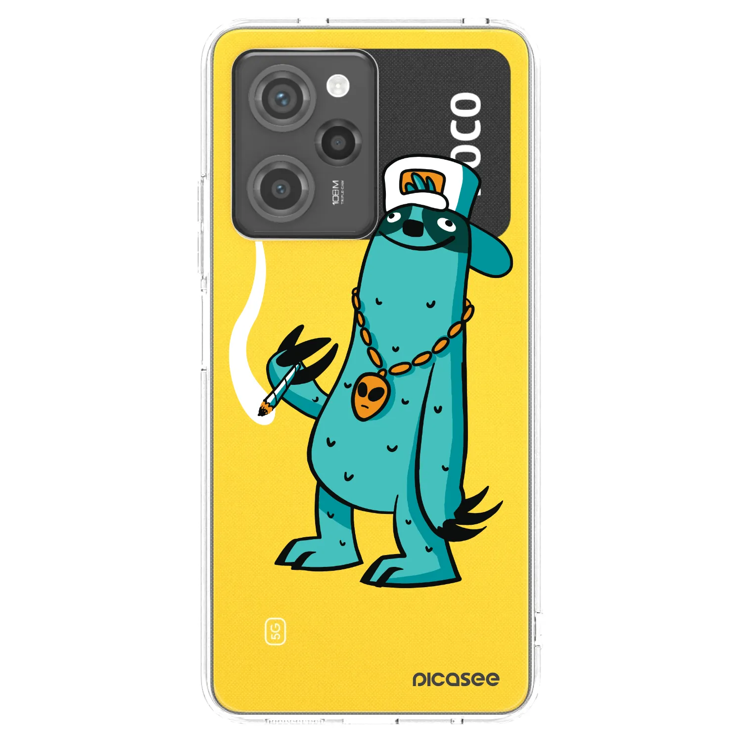 Picasee silikónový čierny obal pre Xiaomi Poco X5 Pro - Earth - Je mi fajn