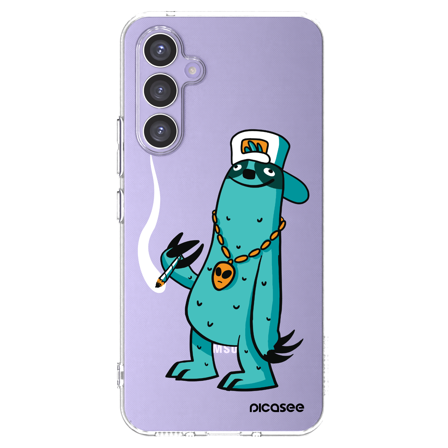 Picasee silikónový prehľadný obal pre Samsung Galaxy A54 5G A546B - Earth - Je mi fajn