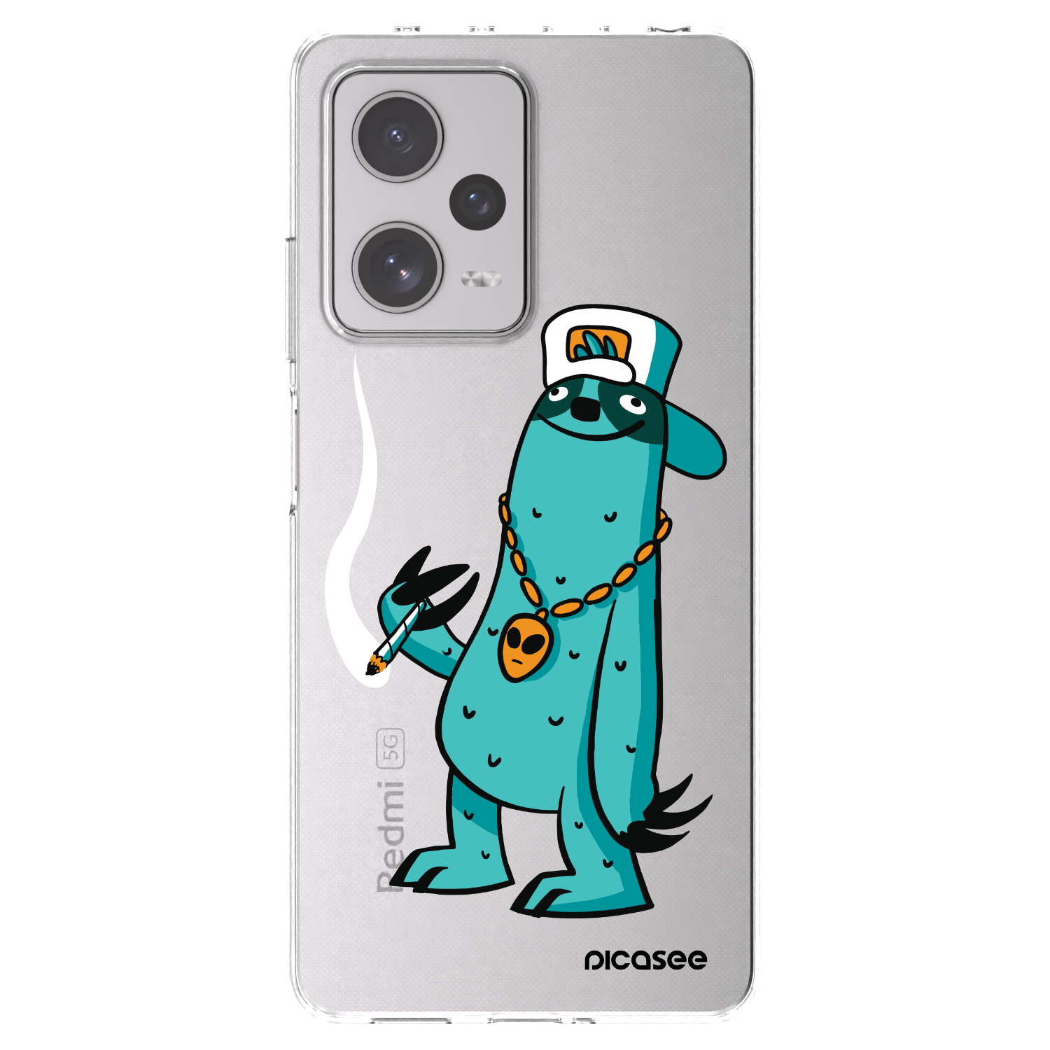 Picasee silikónový prehľadný obal pre Xiaomi Redmi Note 12 Pro+ 5G - Earth - Je mi fajn