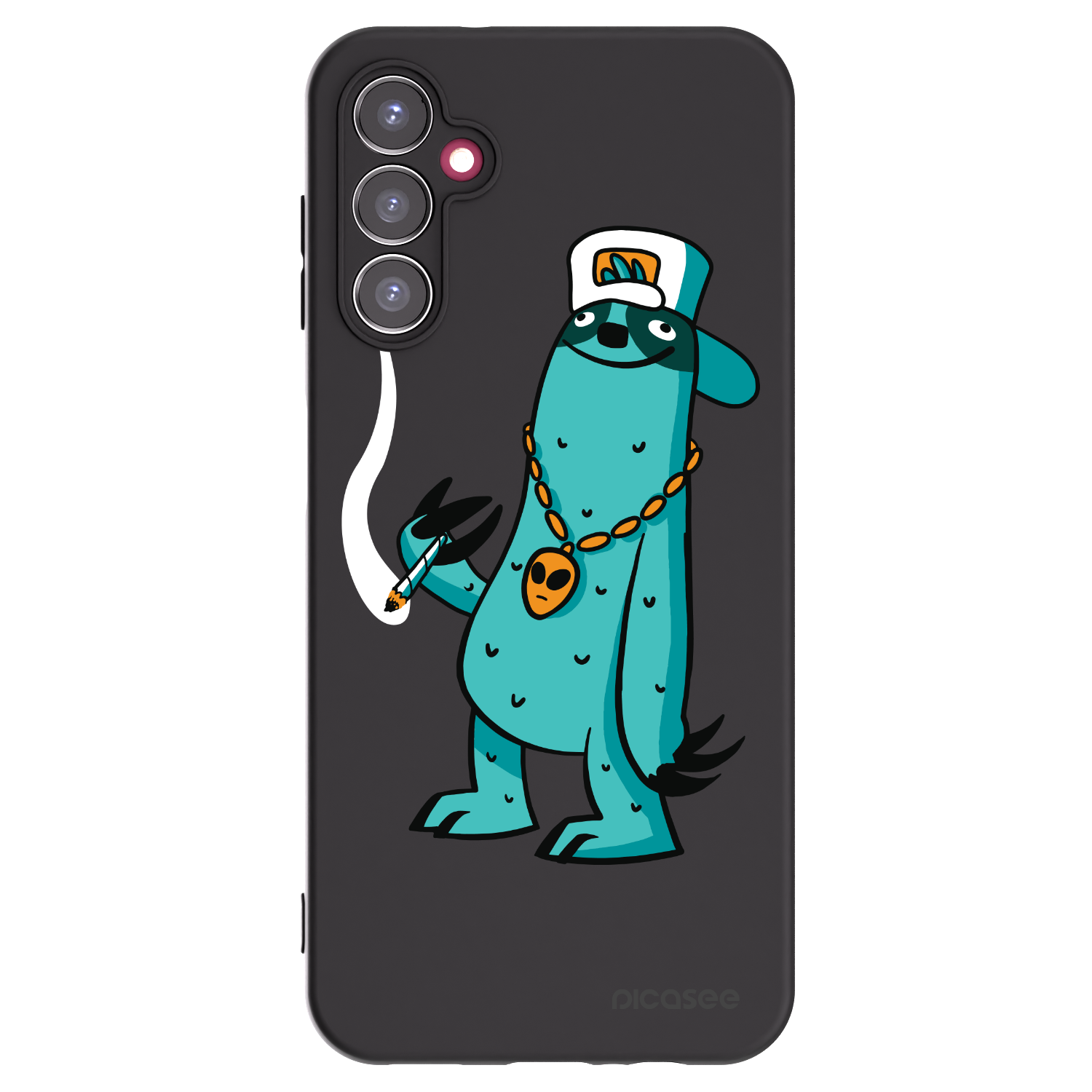 Picasee silikónový čierny obal pre Samsung Galaxy A14 4G A145R - Earth - Je mi fajn