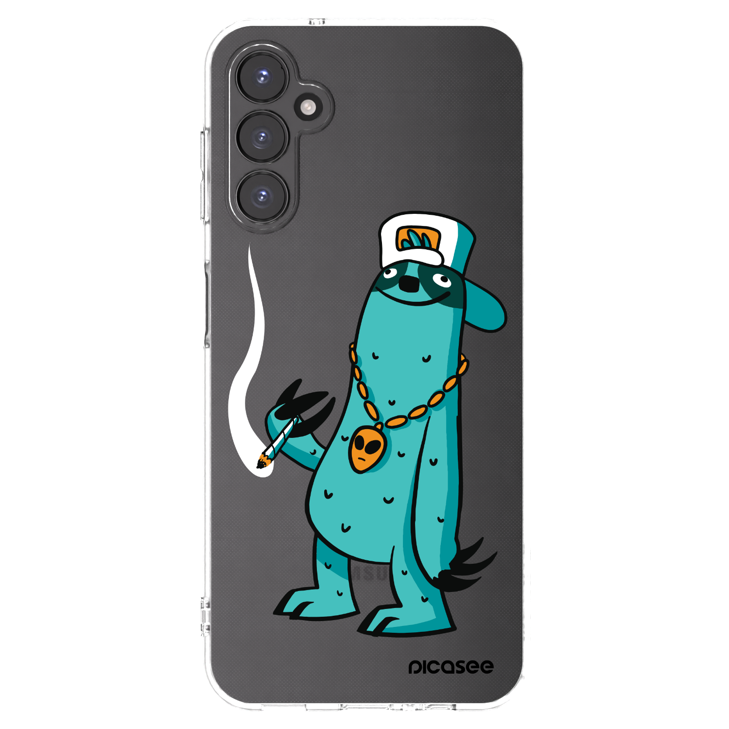 Picasee silikónový prehľadný obal pre Samsung Galaxy A14 4G A145R - Earth - Je mi fajn