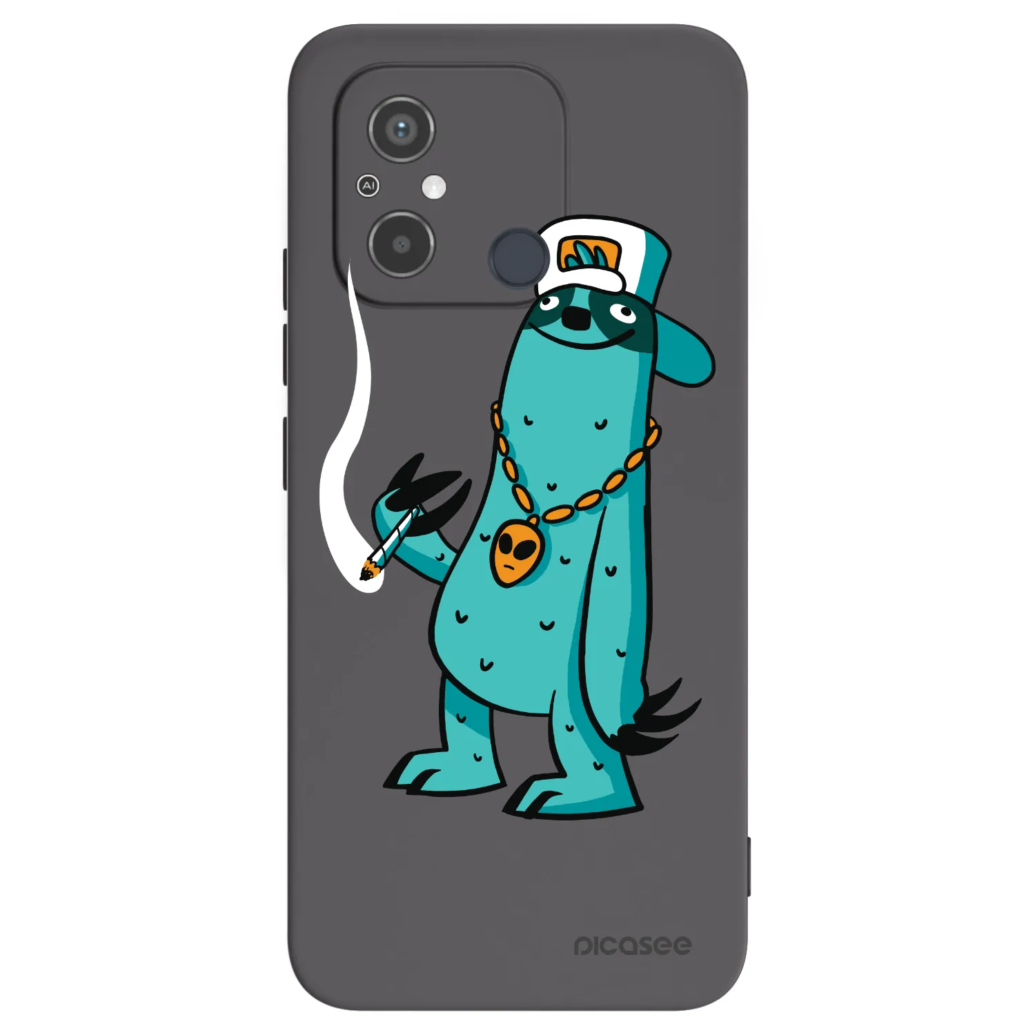 Picasee silikónový čierny obal pre Xiaomi Redmi 12C - Earth - Je mi fajn