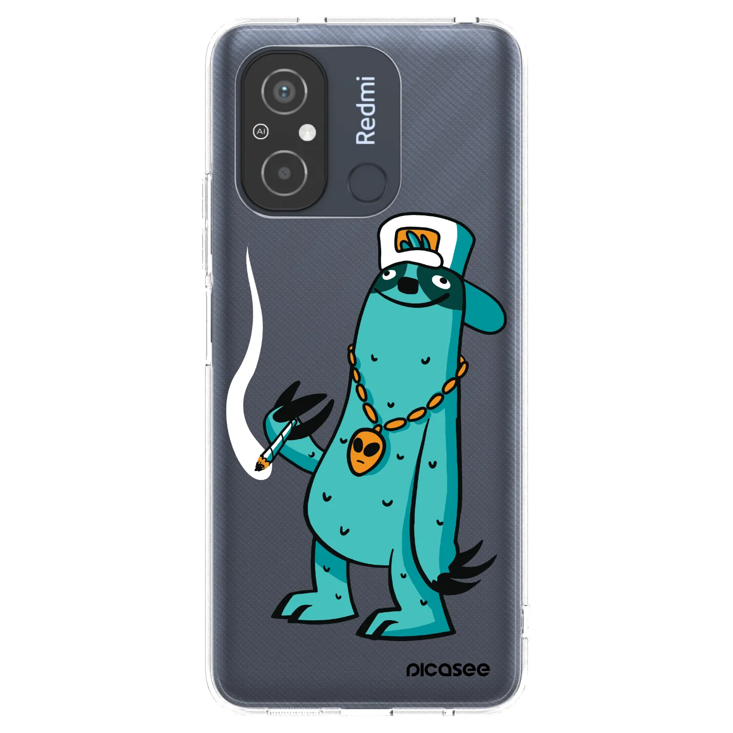 Picasee silikónový prehľadný obal pre Xiaomi Redmi 12C - Earth - Je mi fajn