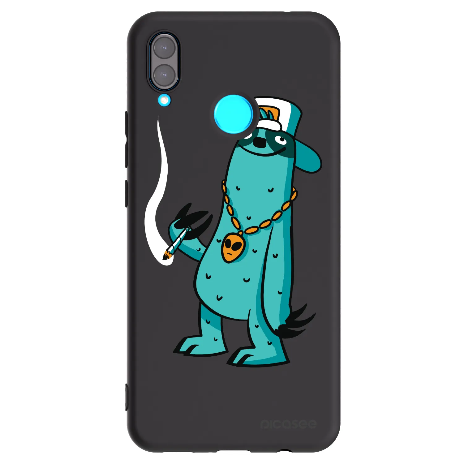 Picasee silikónový čierny obal pre Huawei Nova 3 - Earth - Je mi fajn