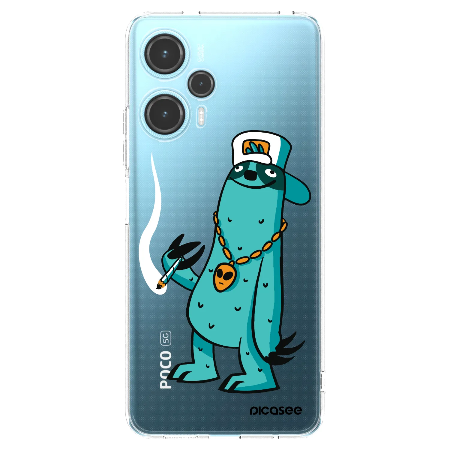 Picasee silikónový prehľadný obal pre Xiaomi Poco F5 - Earth - Je mi fajn