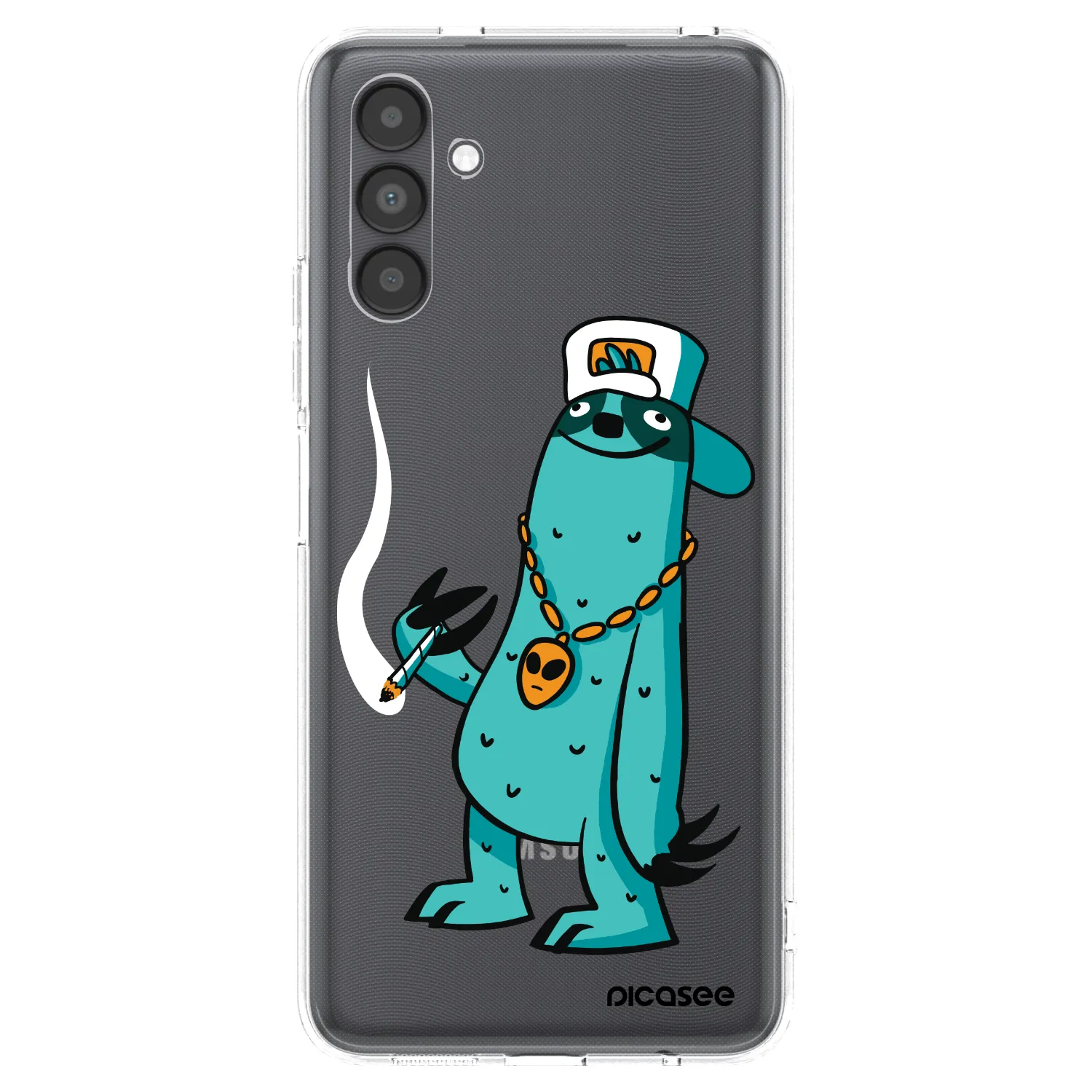 Picasee silikónový prehľadný obal pre Samsung Galaxy A04s A047F - Earth - Je mi fajn