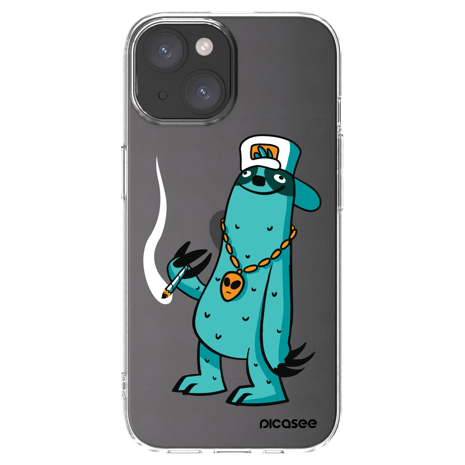 Picasee silikónový prehľadný obal pre Apple iPhone 15 - Earth - Je mi fajn