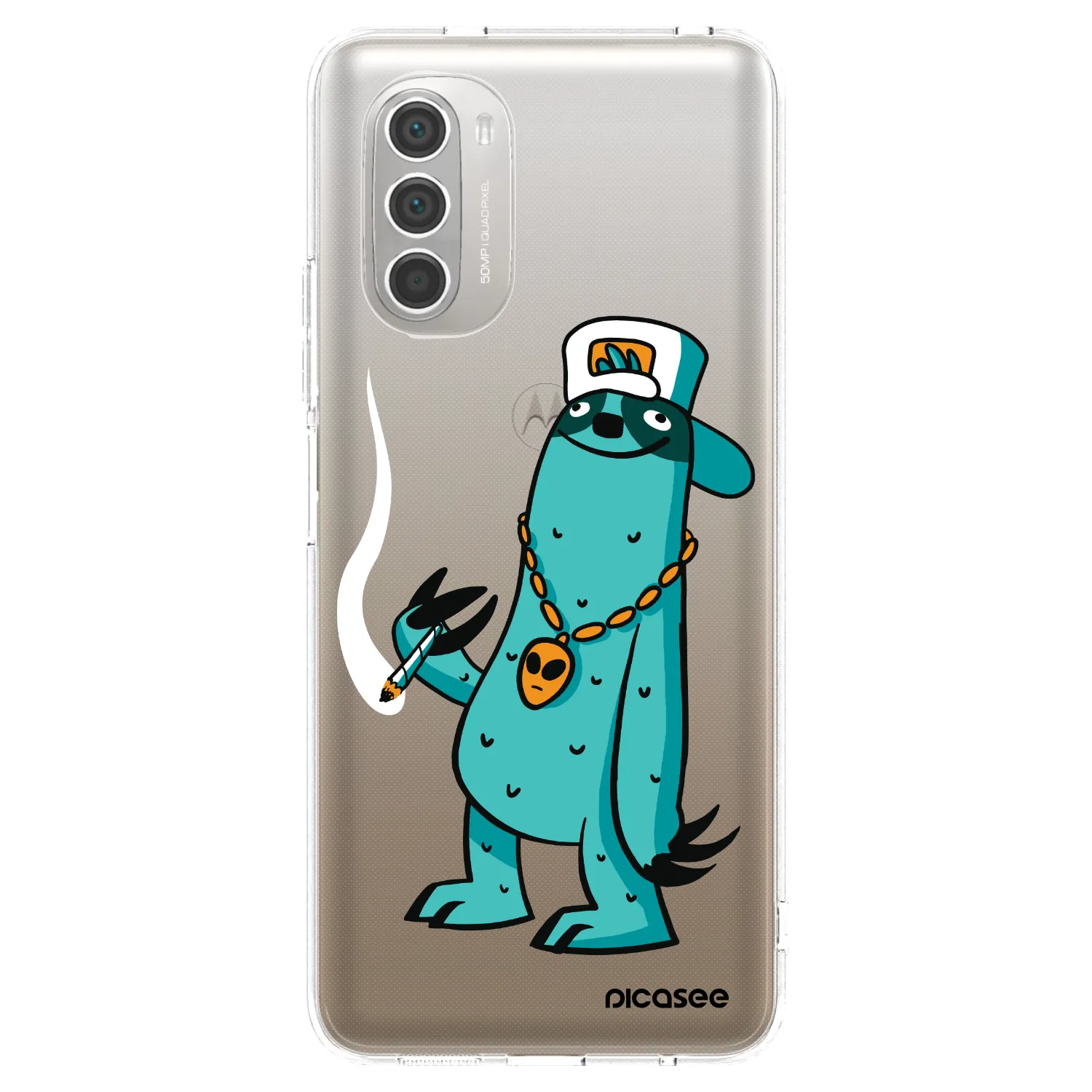 Picasee silikónový prehľadný obal pre Motorola Moto G51 - Earth - Je mi fajn