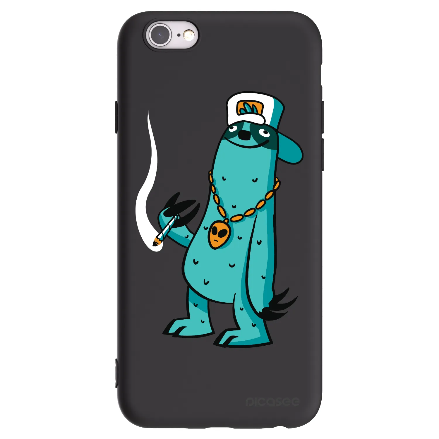 Picasee silikónový čierny obal pre Apple iPhone 6/6S - Earth - Je mi fajn