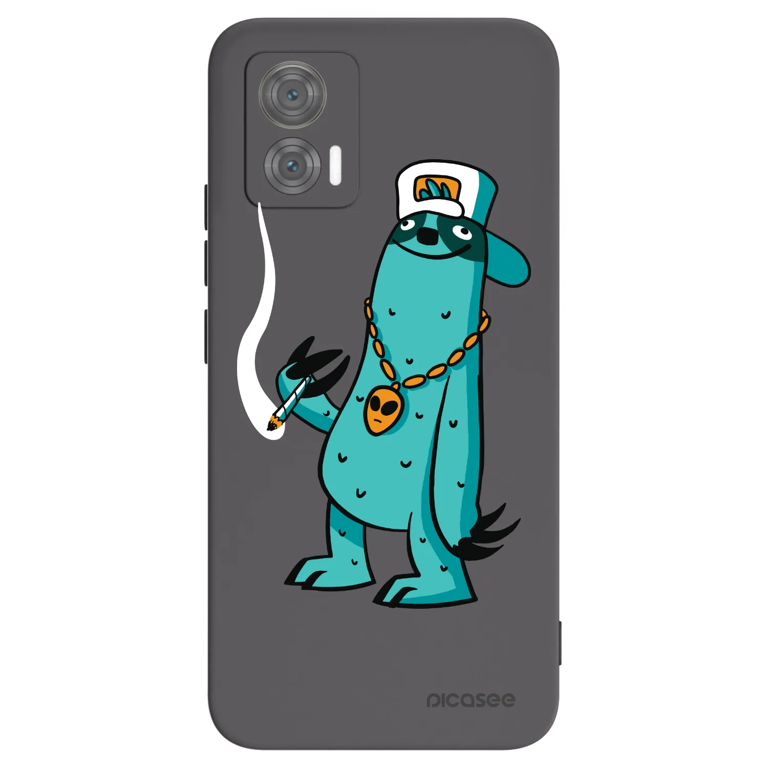 Picasee silikónový čierny obal pre Motorola Edge 30 Neo - Earth - Je mi fajn