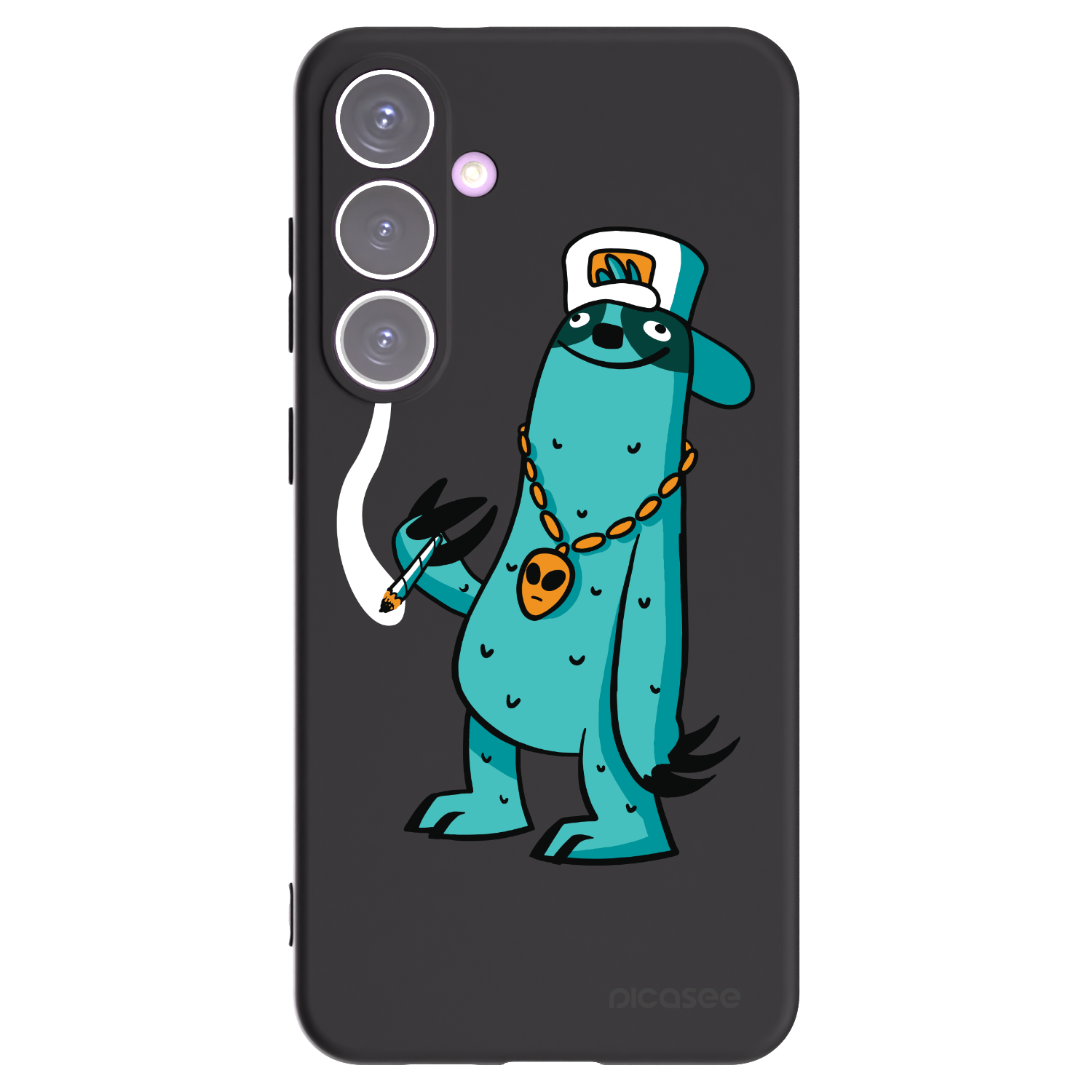 Picasee silikónový čierny obal pre Samsung Galaxy S24+ S926B 5G - Earth - Je mi fajn