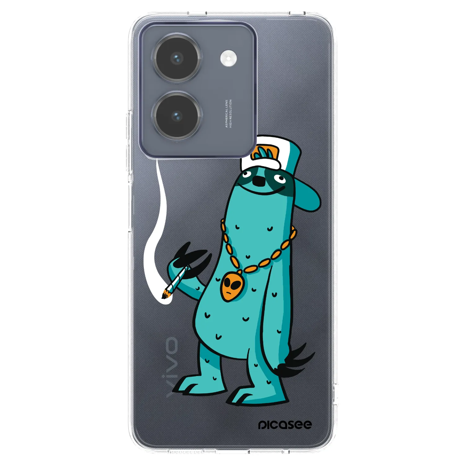 Picasee silikónový prehľadný obal pre Vivo Y36 4G - Earth - Je mi fajn