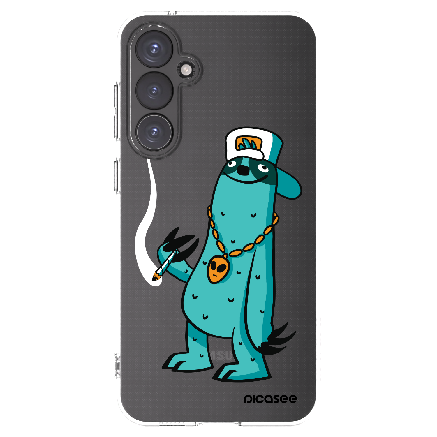 Picasee silikónový prehľadný obal pre Samsung Galaxy S23 FE S711B - Earth - Je mi fajn