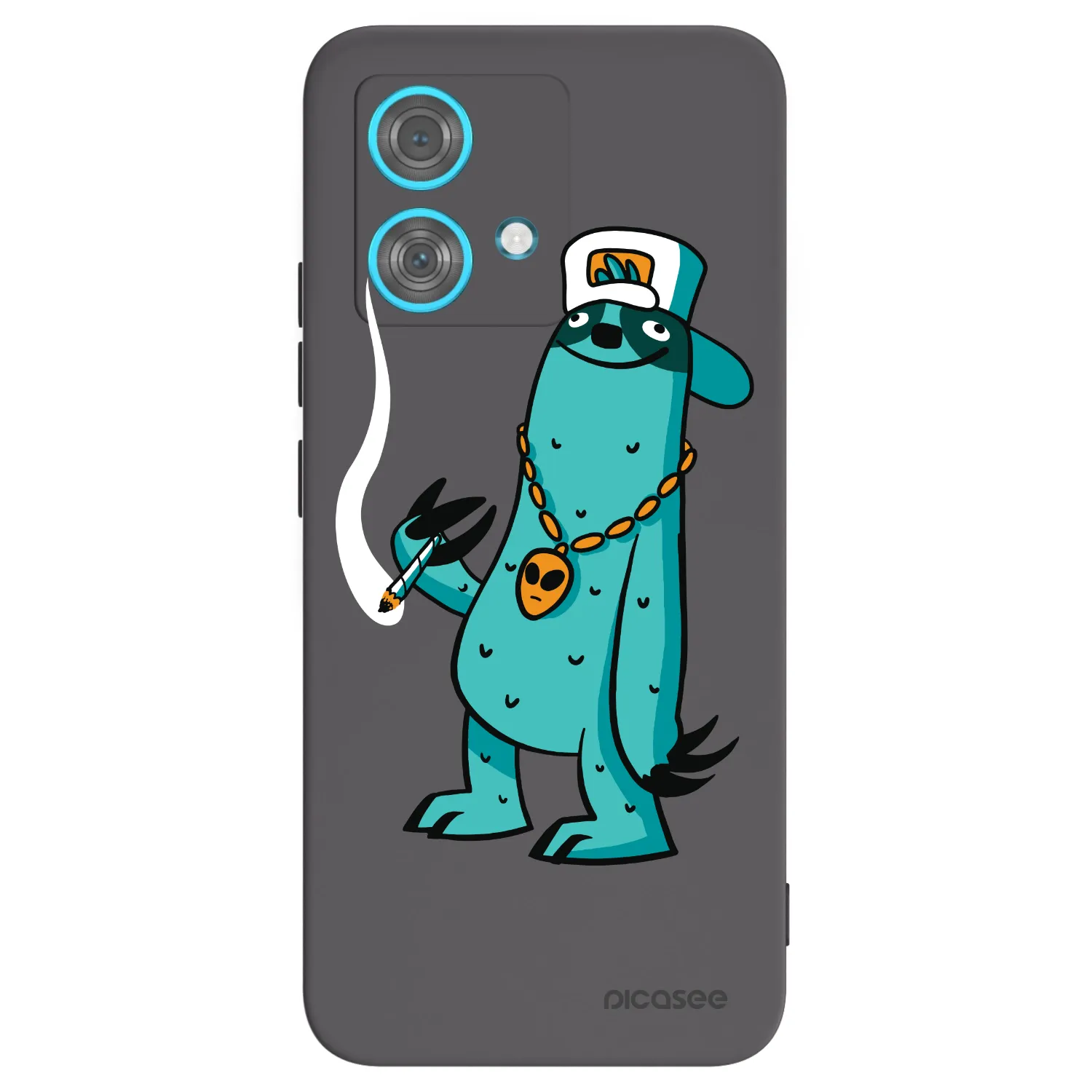 Picasee silikónový čierny obal pre Motorola Edge 40 Neo - Earth - Je mi fajn