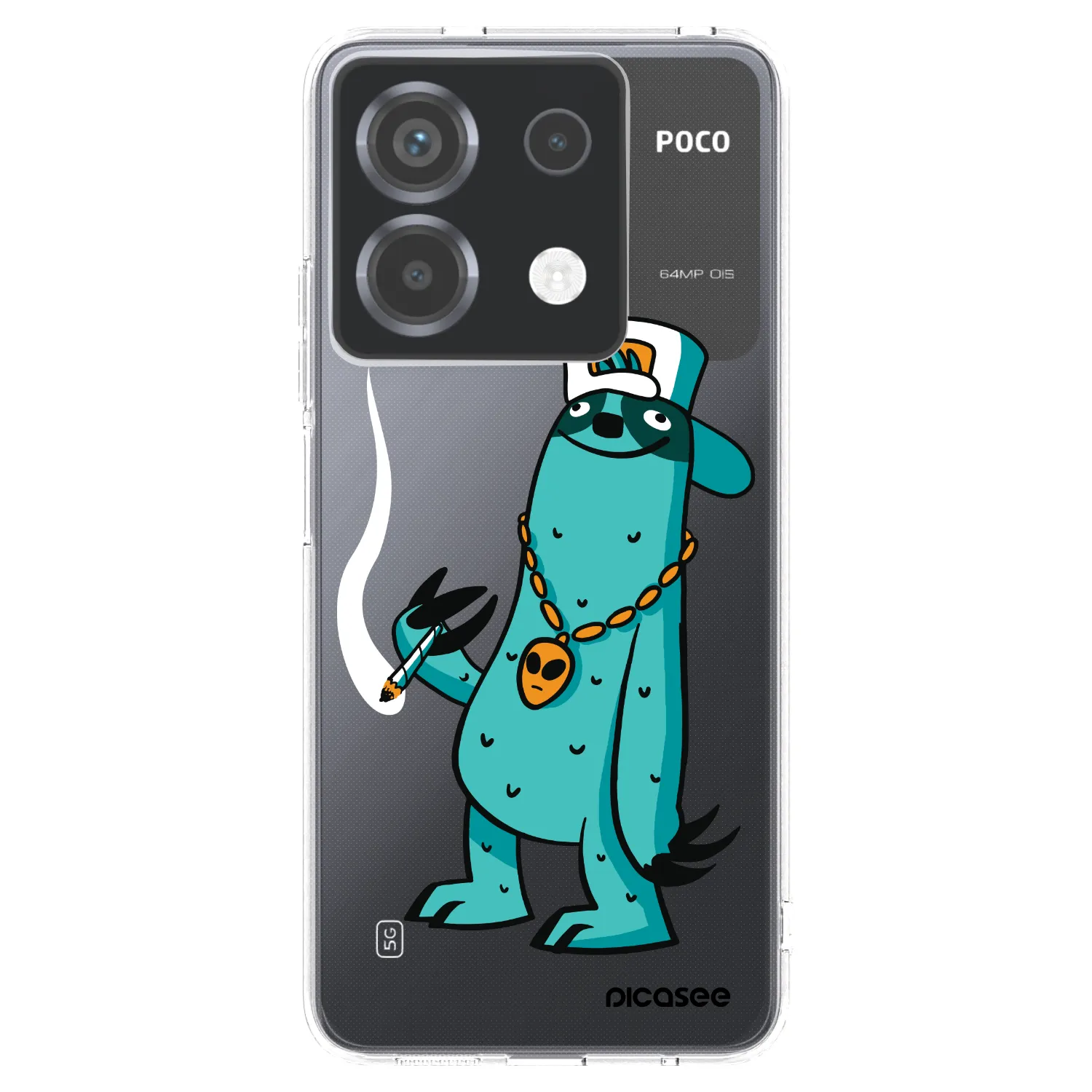 Picasee silikónový prehľadný obal pre Xiaomi Poco X6 - Earth - Je mi fajn