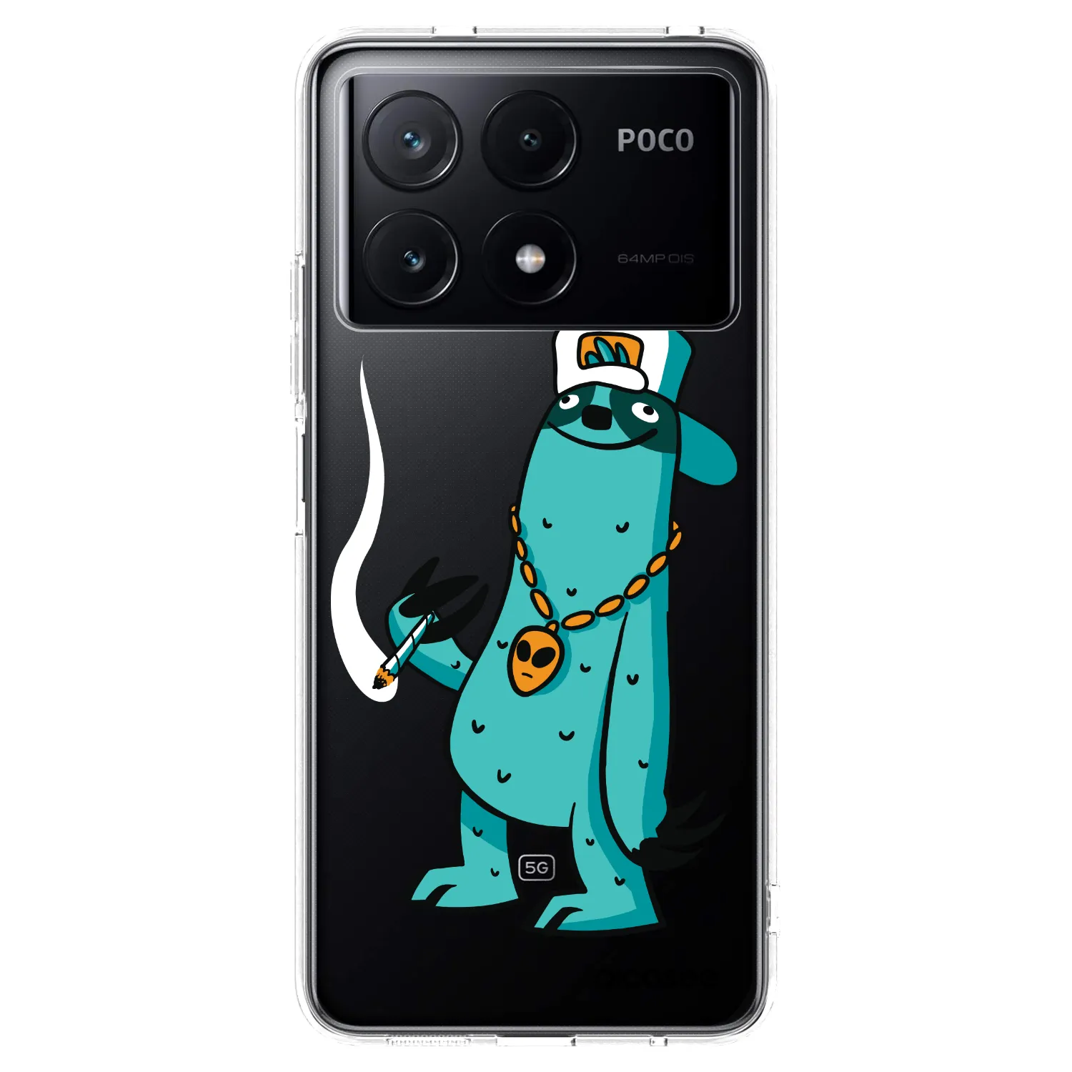 Picasee silikónový prehľadný obal pre Xiaomi Poco X6 Pro - Earth - Je mi fajn
