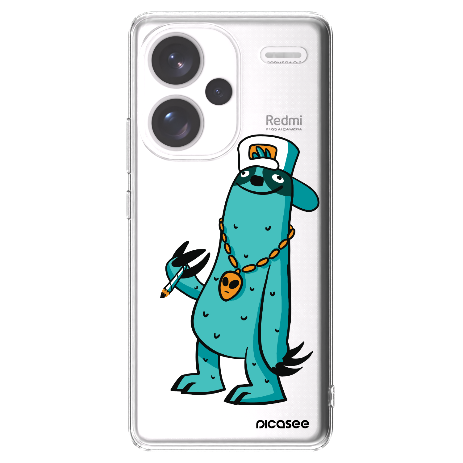 Picasee silikónový prehľadný obal pre Xiaomi Redmi Note 13 Pro+ 5G - Earth - Je mi fajn