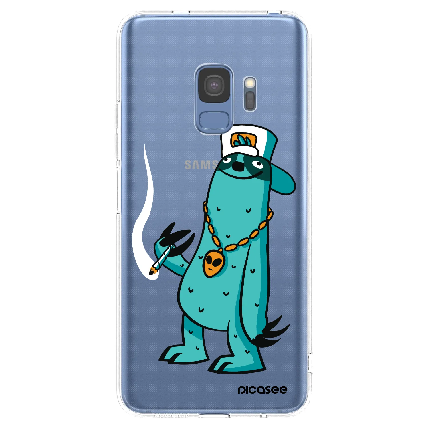 Picasee silikónový prehľadný obal pre Samsung Galaxy S9 G960F - Earth - Je mi fajn