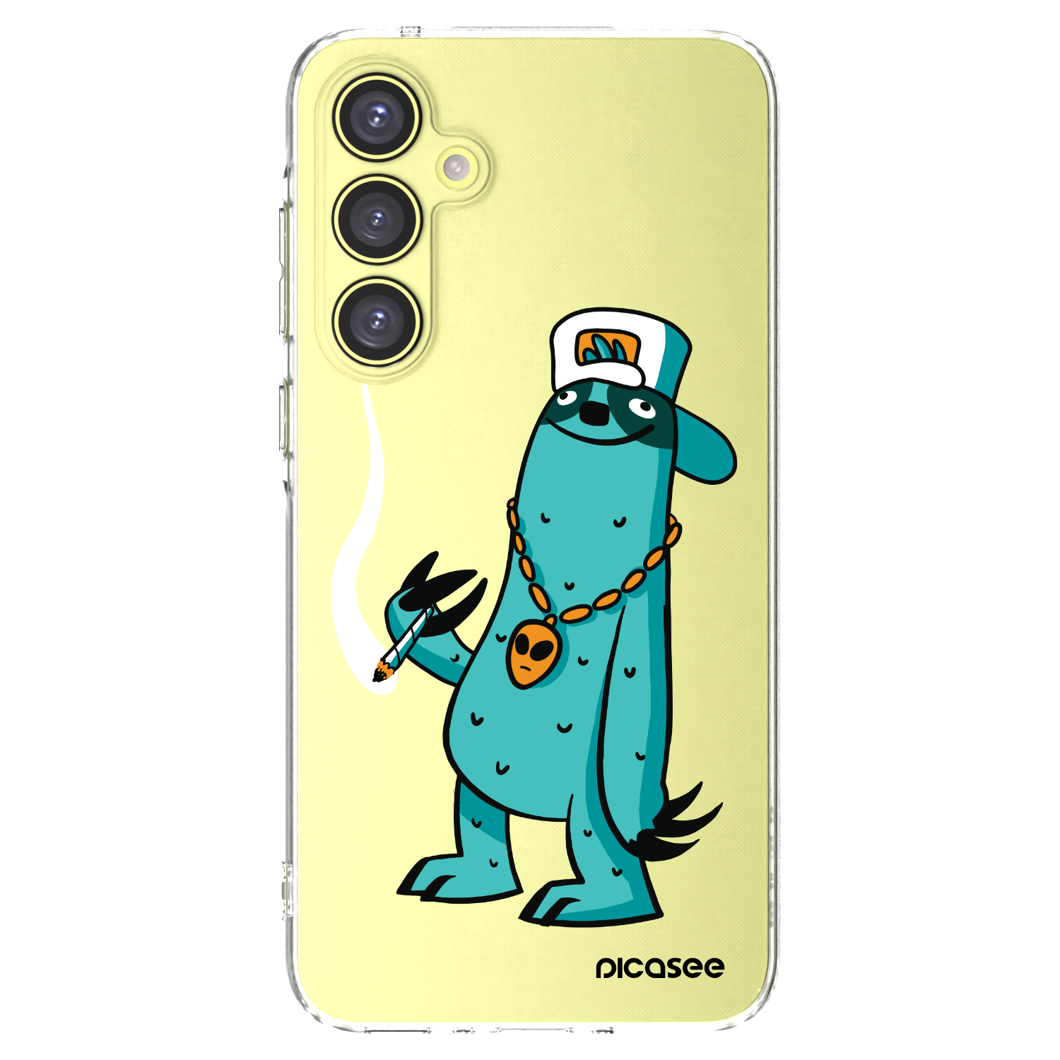 Picasee silikónový prehľadný obal pre Samsung Galaxy A35 5G A356B - Earth - Je mi fajn