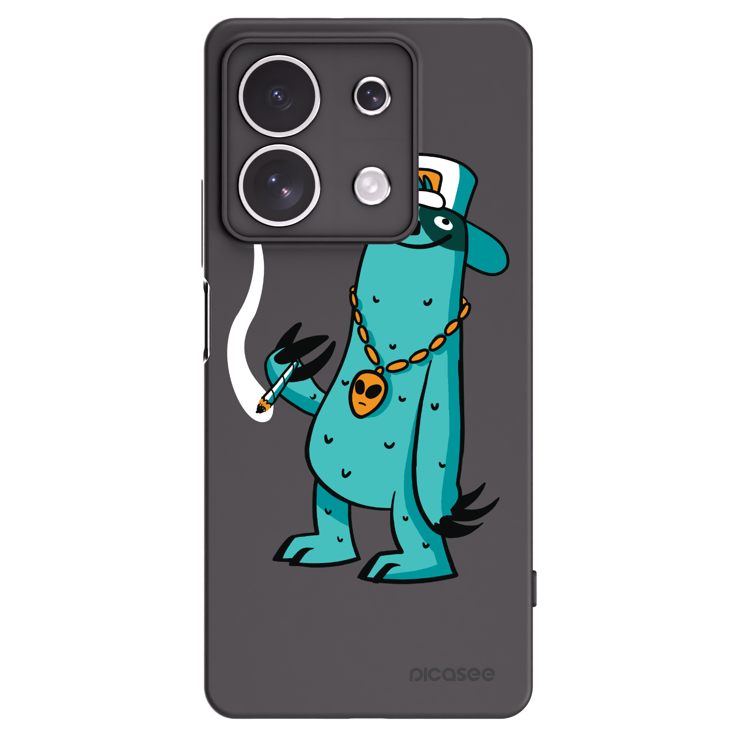 Picasee silikónový čierny obal pre Xiaomi Redmi Note 13 4G - Earth - Je mi fajn
