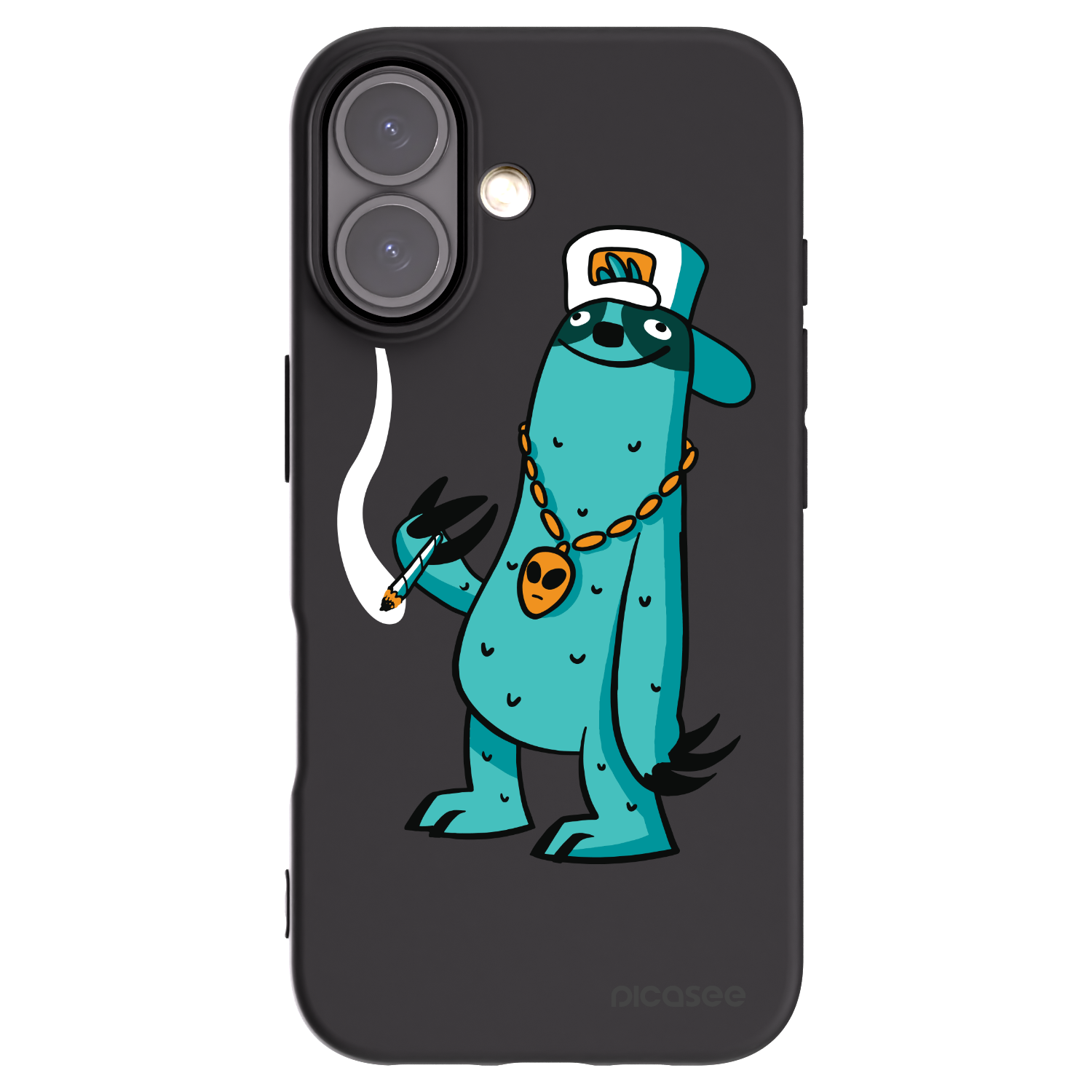 Picasee silikónový čierny obal pre Apple iPhone 16 - Earth - Je mi fajn