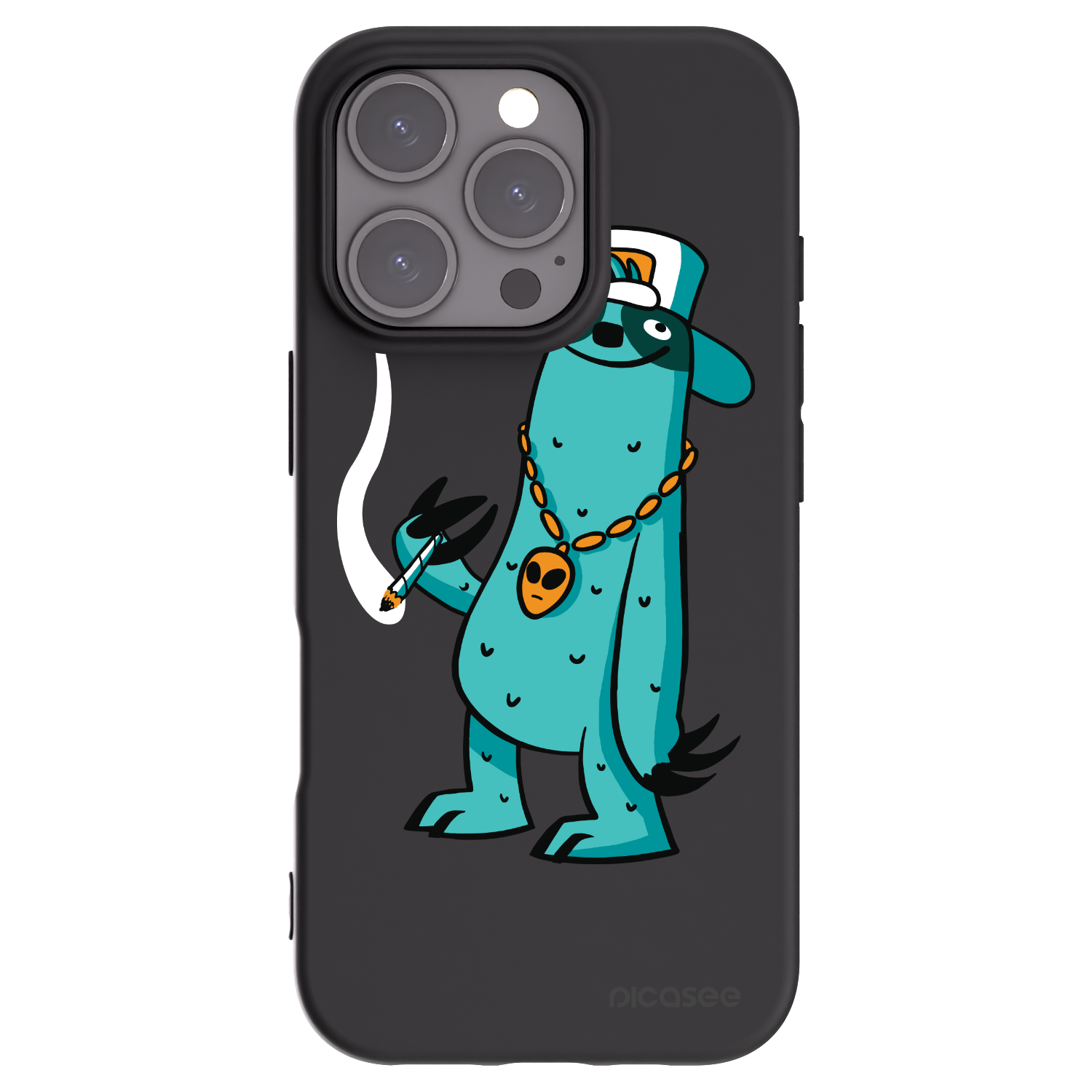 Picasee silikónový čierny obal pre Apple iPhone 16 Pro - Earth - Je mi fajn