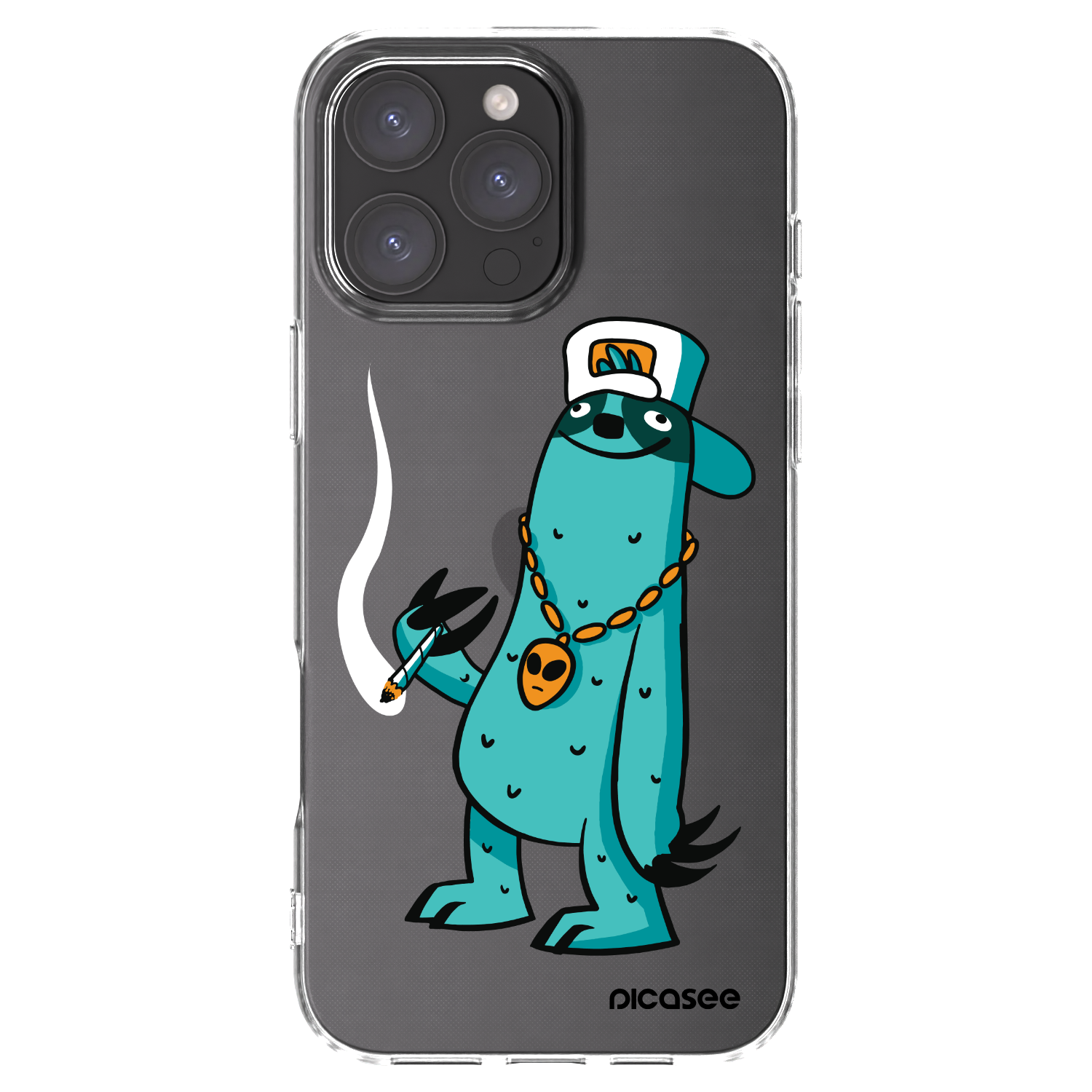 Silikónový prehľadný obal pre Apple iPhone 16 Pro Max - Earth - Je mi fajn