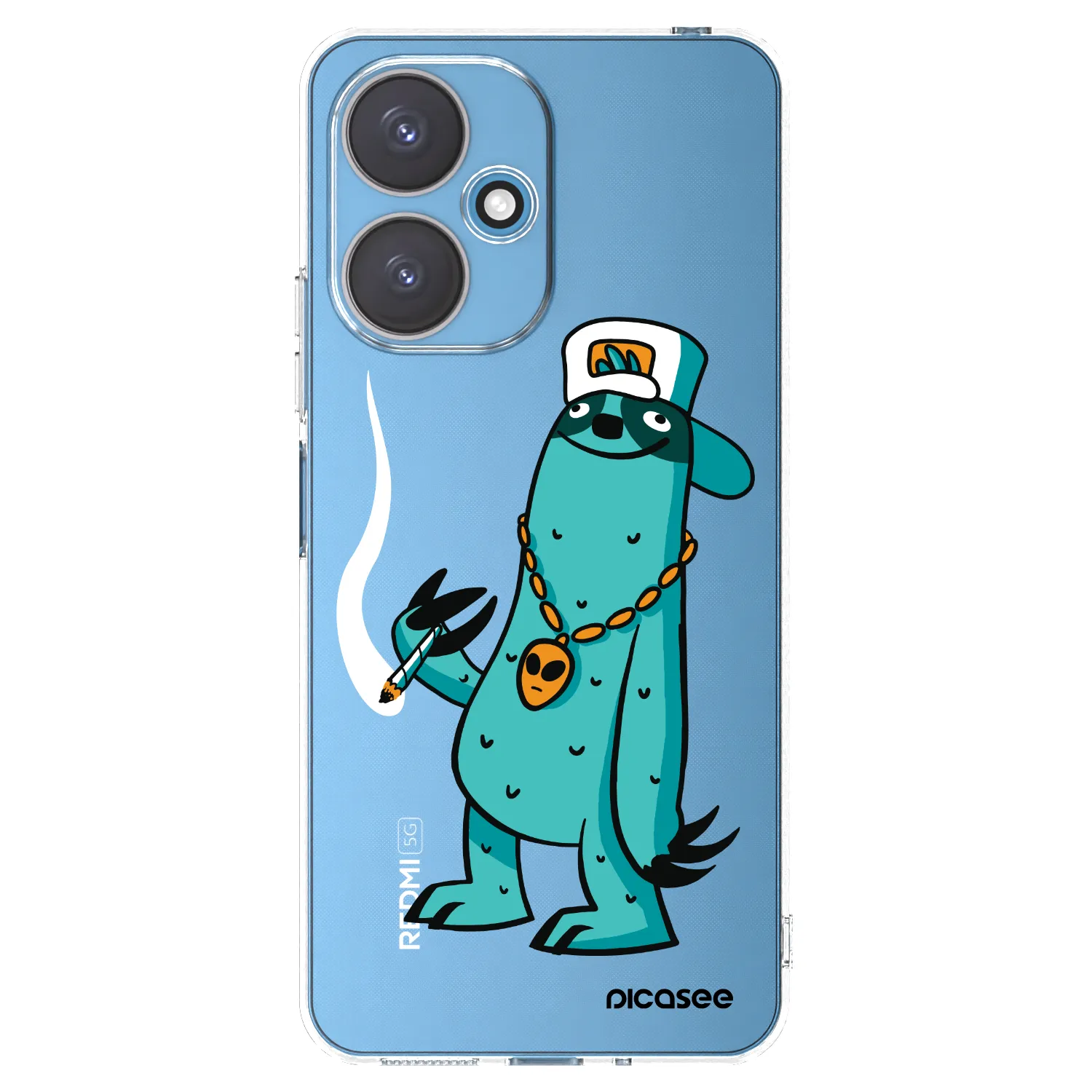 Picasee silikónový prehľadný obal pre Xiaomi Redmi 13C 5G - Earth - Je mi fajn