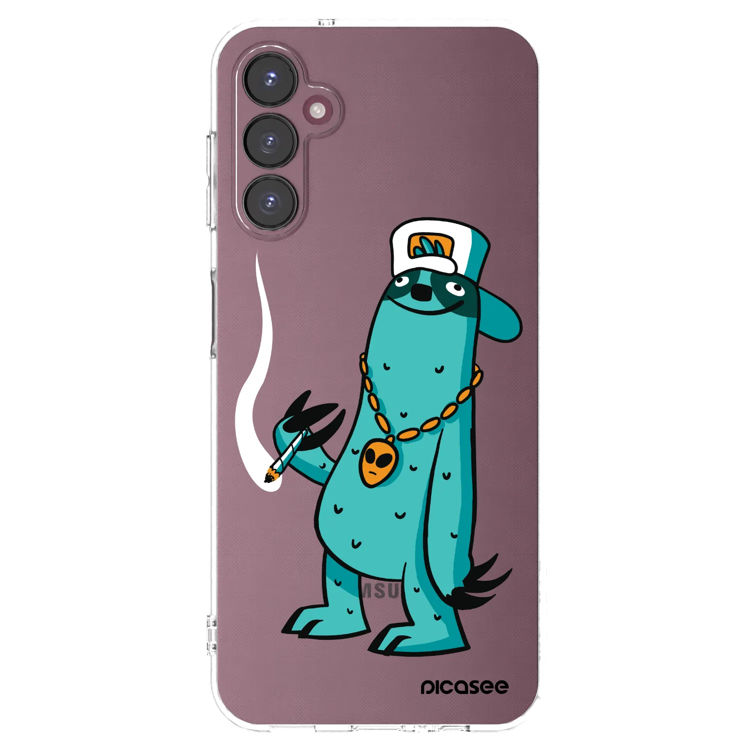 Picasee silikónový prehľadný obal pre Samsung Galaxy A05s A057G - Earth - Je mi fajn