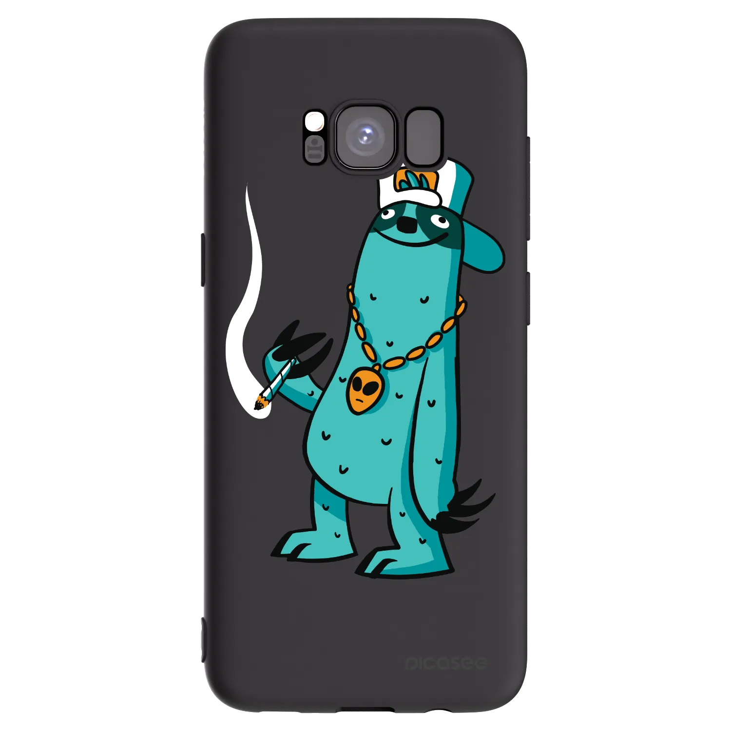 Picasee silikónový čierny obal pre Samsung Galaxy S8 G950F - Earth - Je mi fajn