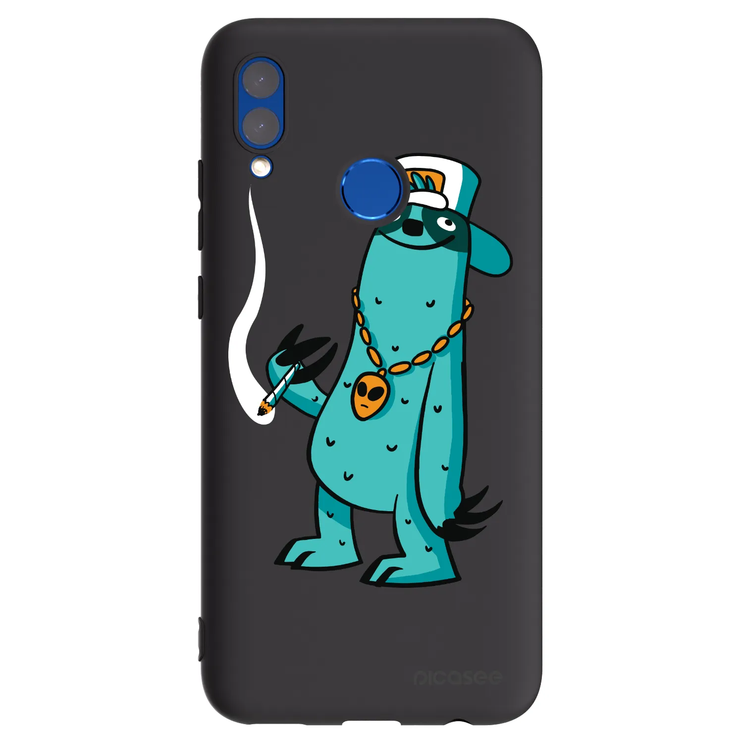 Picasee silikónový čierny obal pre Huawei P Smart 2019 - Earth - Je mi fajn
