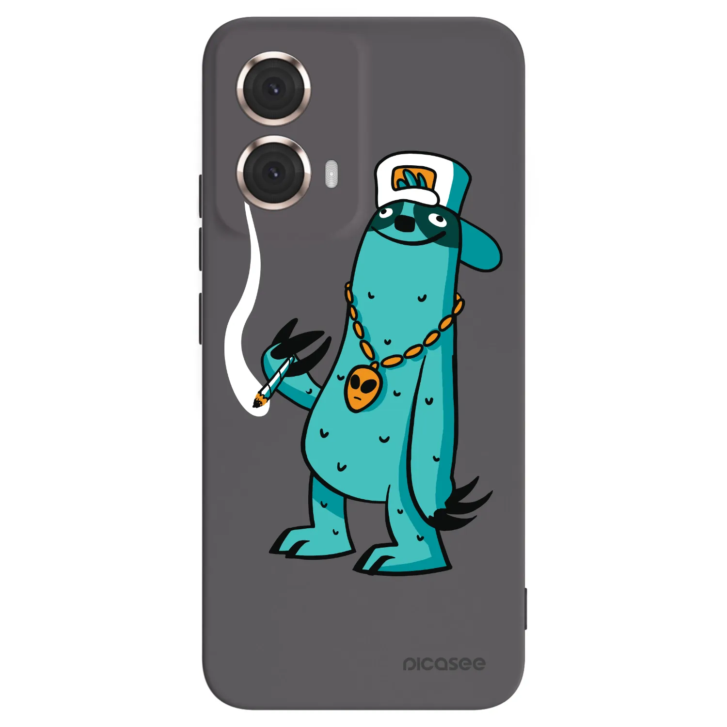 Silikónový čierny obal pre Motorola Moto G85 - Earth - Je mi fajn