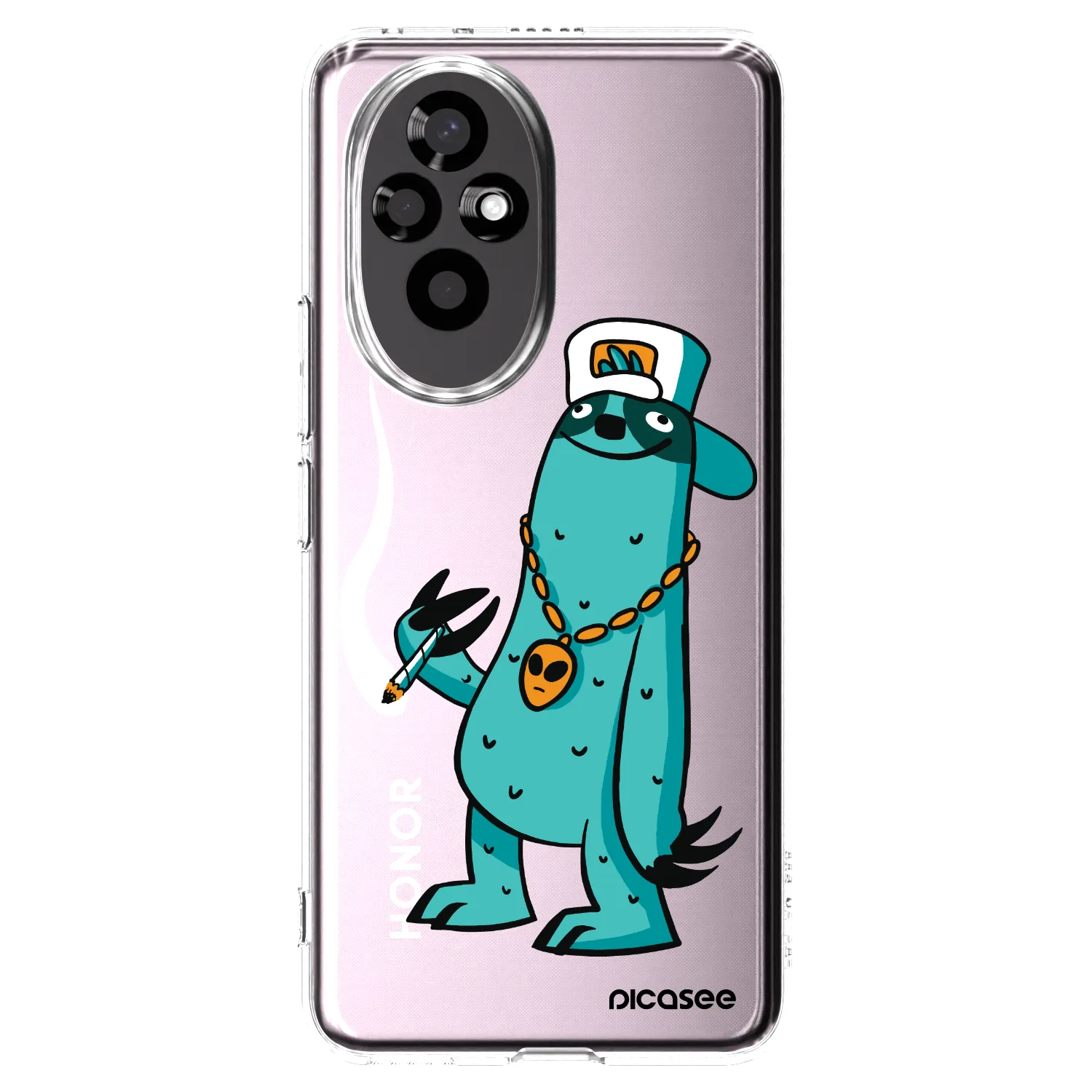 Picasee silikónový prehľadný obal pre Honor 200 Pro 5G - Earth - Je mi fajn