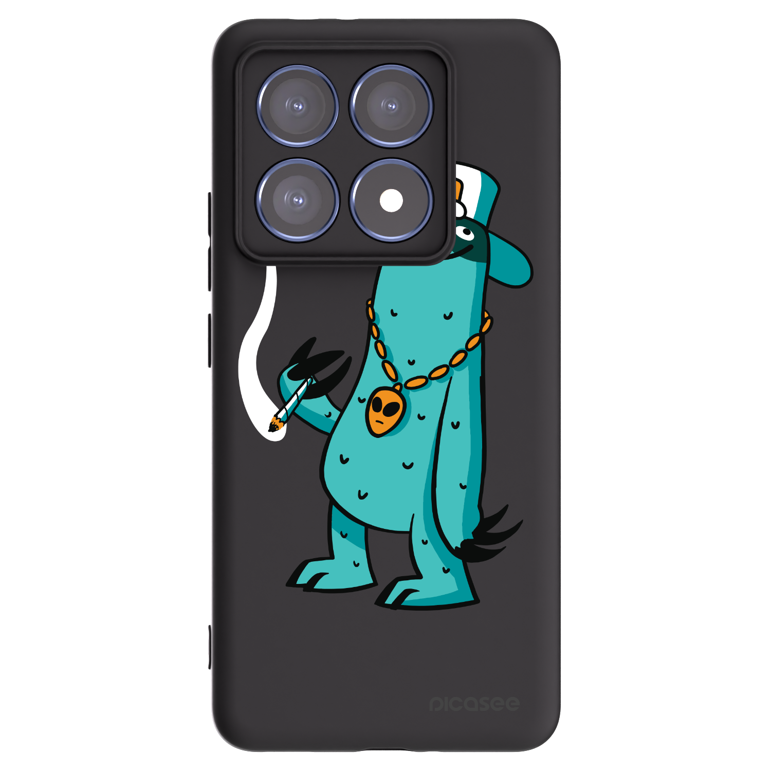 Picasee silikónový čierny obal pre Xiaomi 14T Pro - Earth - Je mi fajn