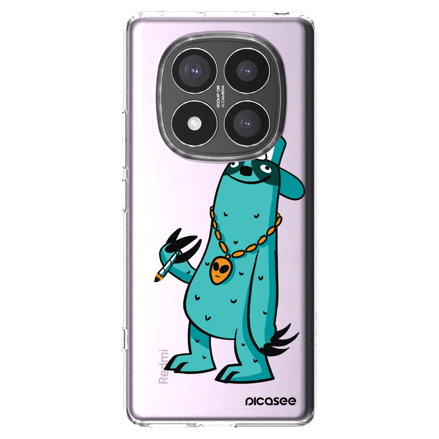 Picasee silikónový prehľadný obal pre Xiaomi Redmi Note 14 Pro+ 5G - Earth - Je mi fajn