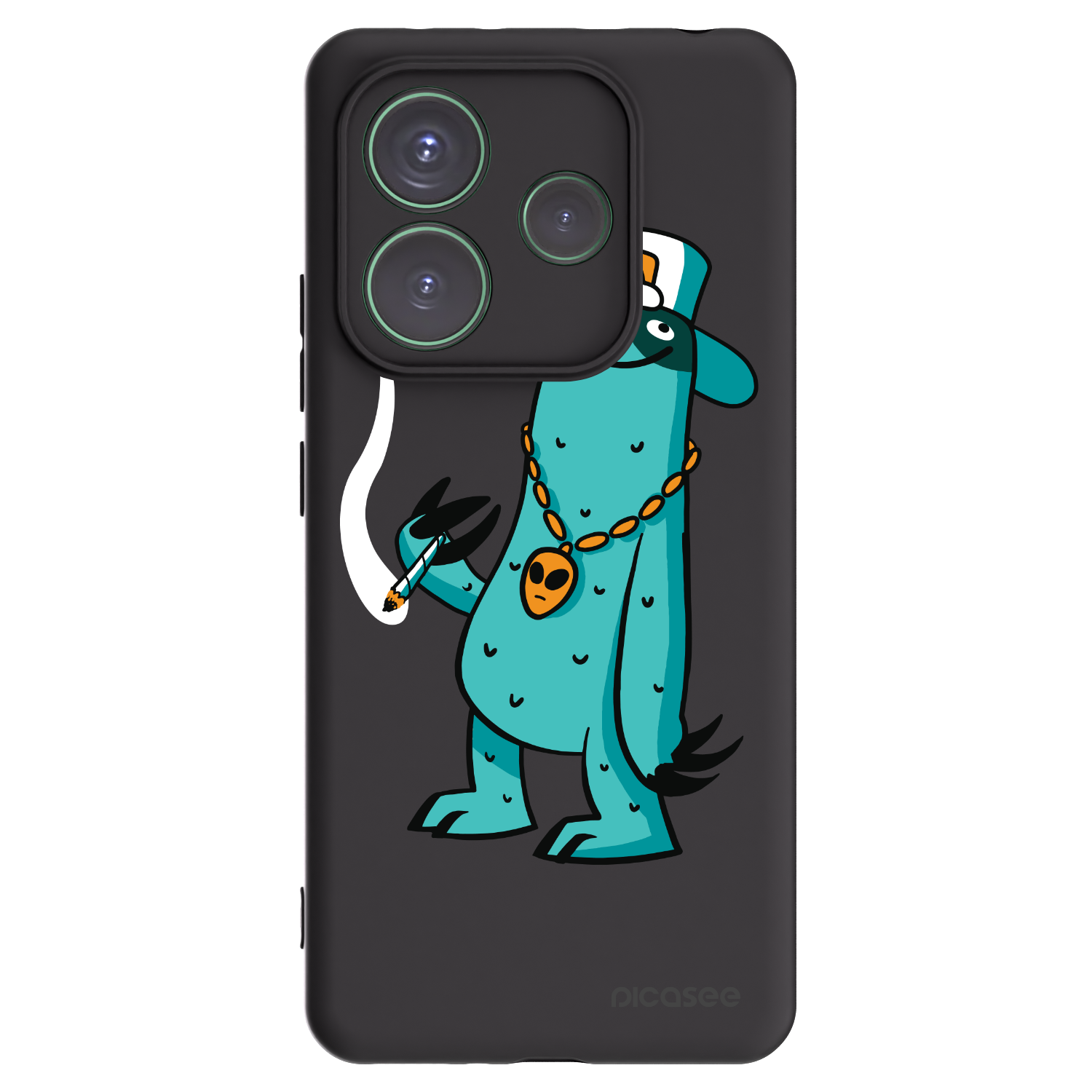 Silikónový čierny obal pre Xiaomi Redmi Note 14 5G - Earth - Je mi fajn