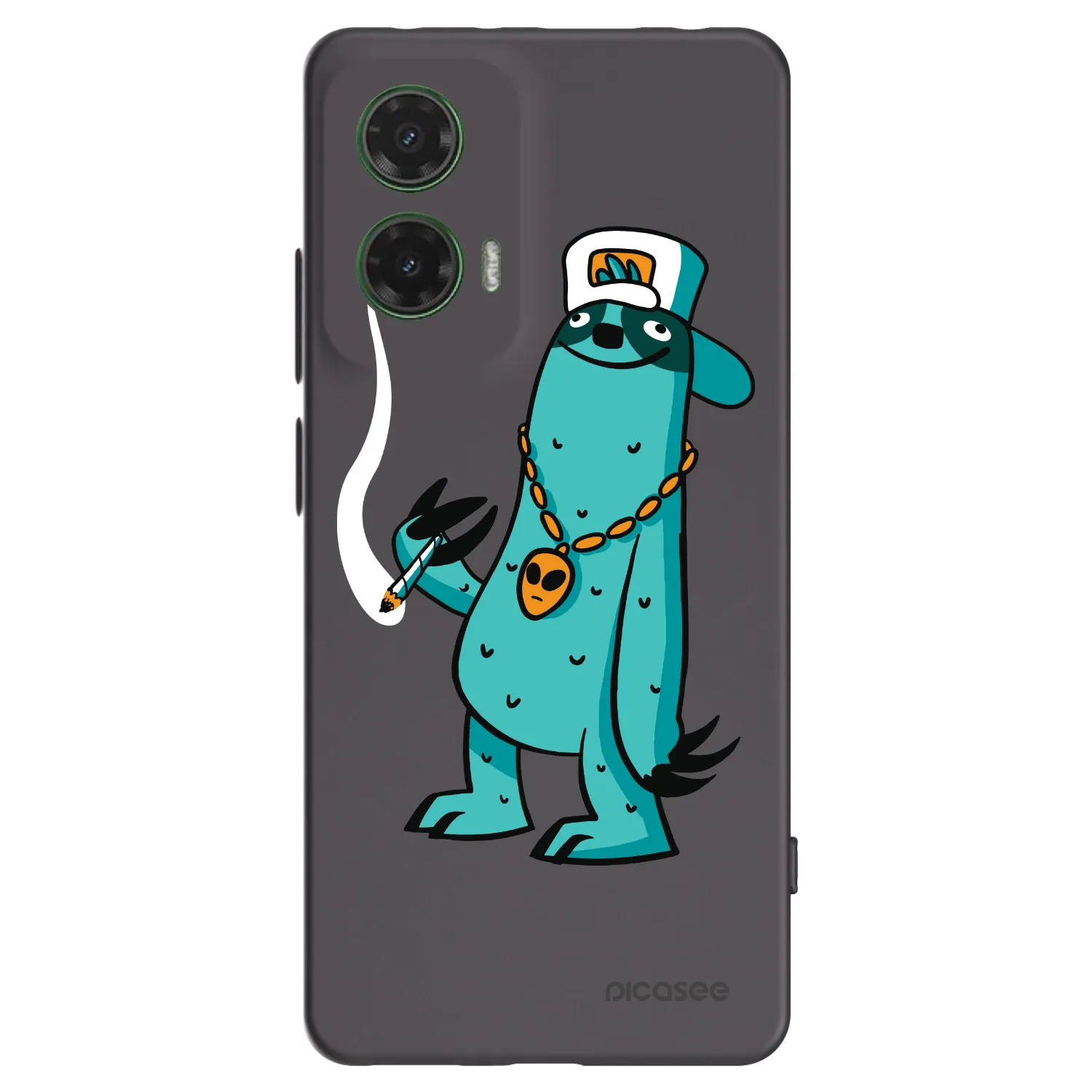 Picasee silikónový čierny obal pre Motorola Moto G35 5G - Earth - Je mi fajn
