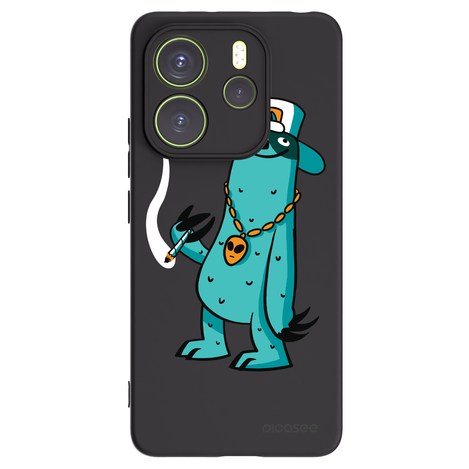 Silikónový čierny obal pre Xiaomi Redmi Note 14 4G - Earth - Je mi fajn