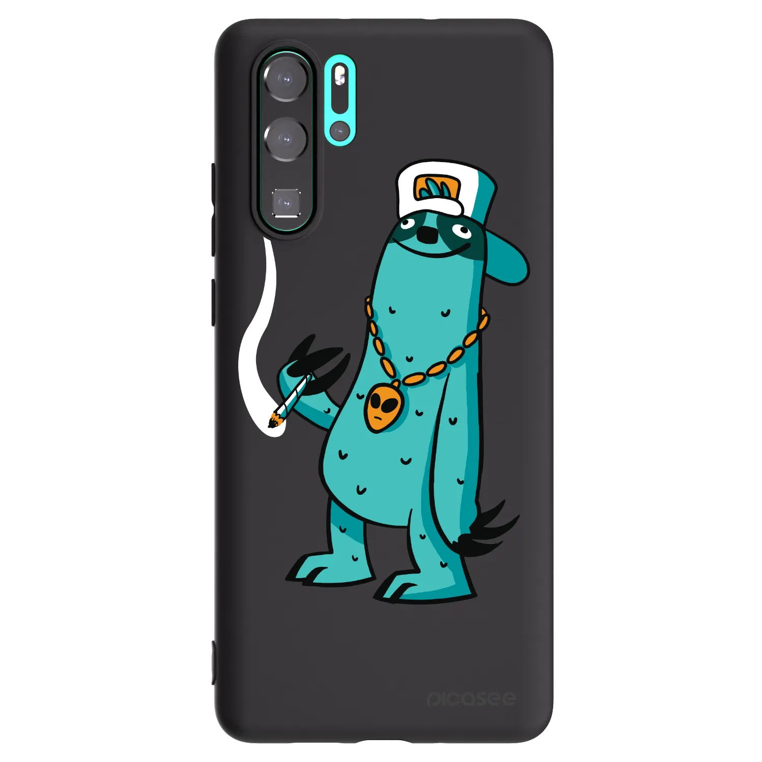 Picasee silikónový čierny obal pre Huawei P30 Pro - Earth - Je mi fajn