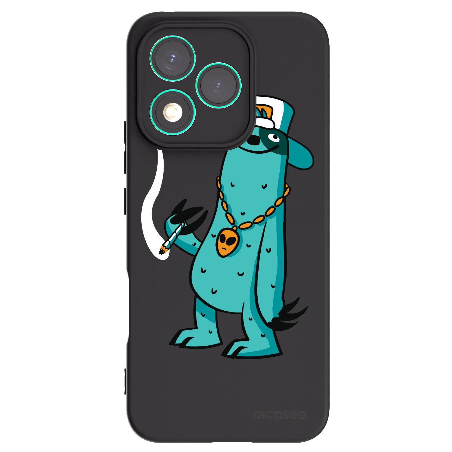 Picasee silikónový čierny obal pre Honor 400 Lite 5G - Earth - Je mi fajn