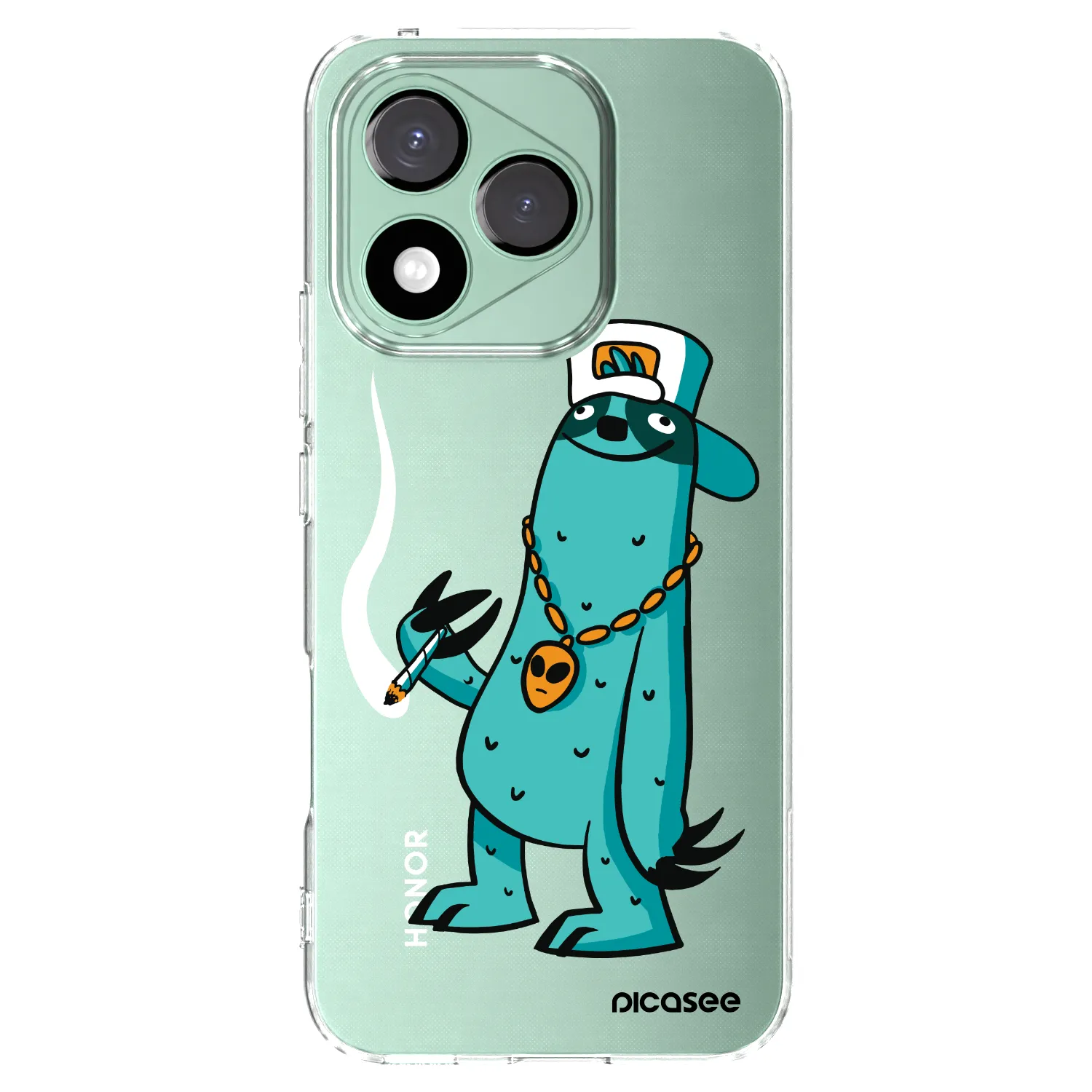 Picasee silikónový prehľadný obal pre Honor 400 Lite 5G - Earth - Je mi fajn