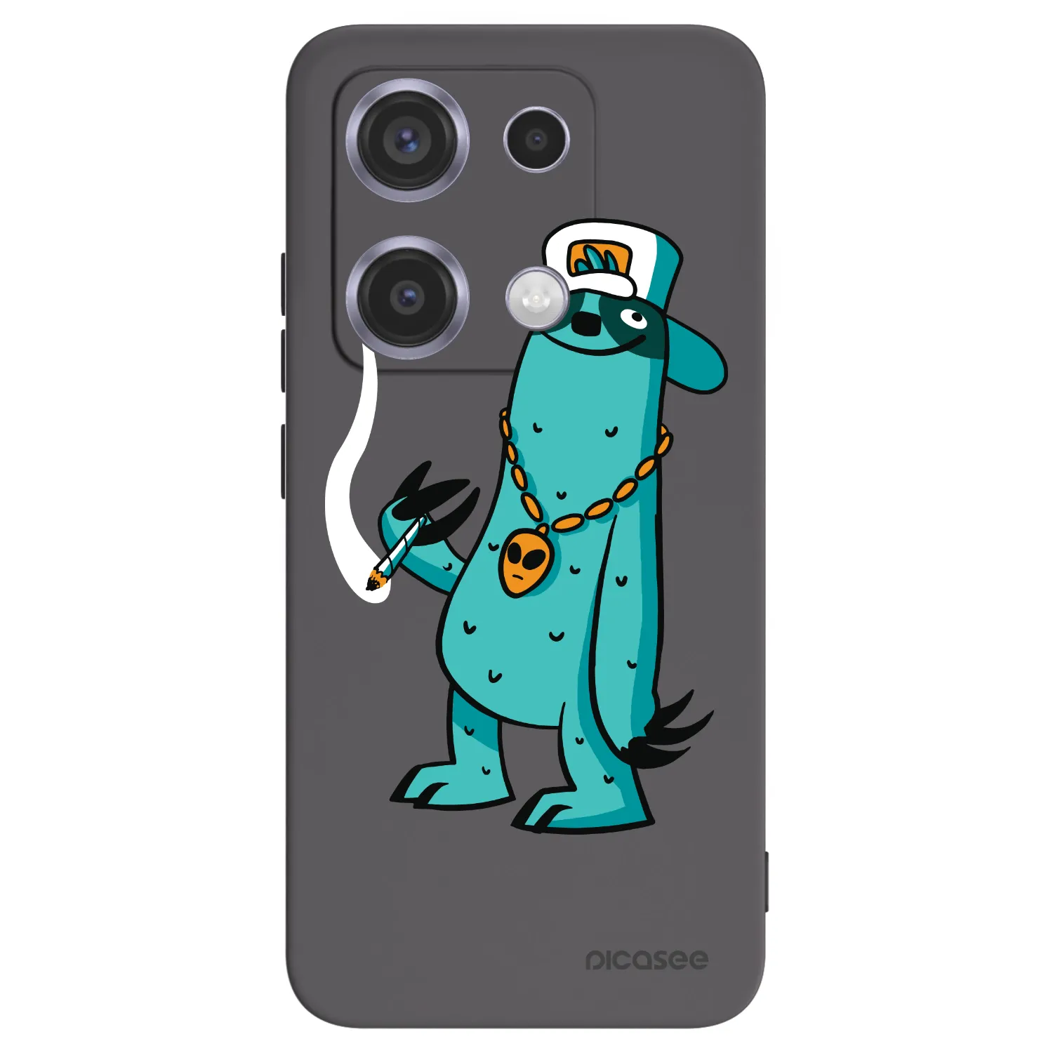 Picasee silikónový čierny obal pre Xiaomi Redmi Note 14S - Earth - Je mi fajn