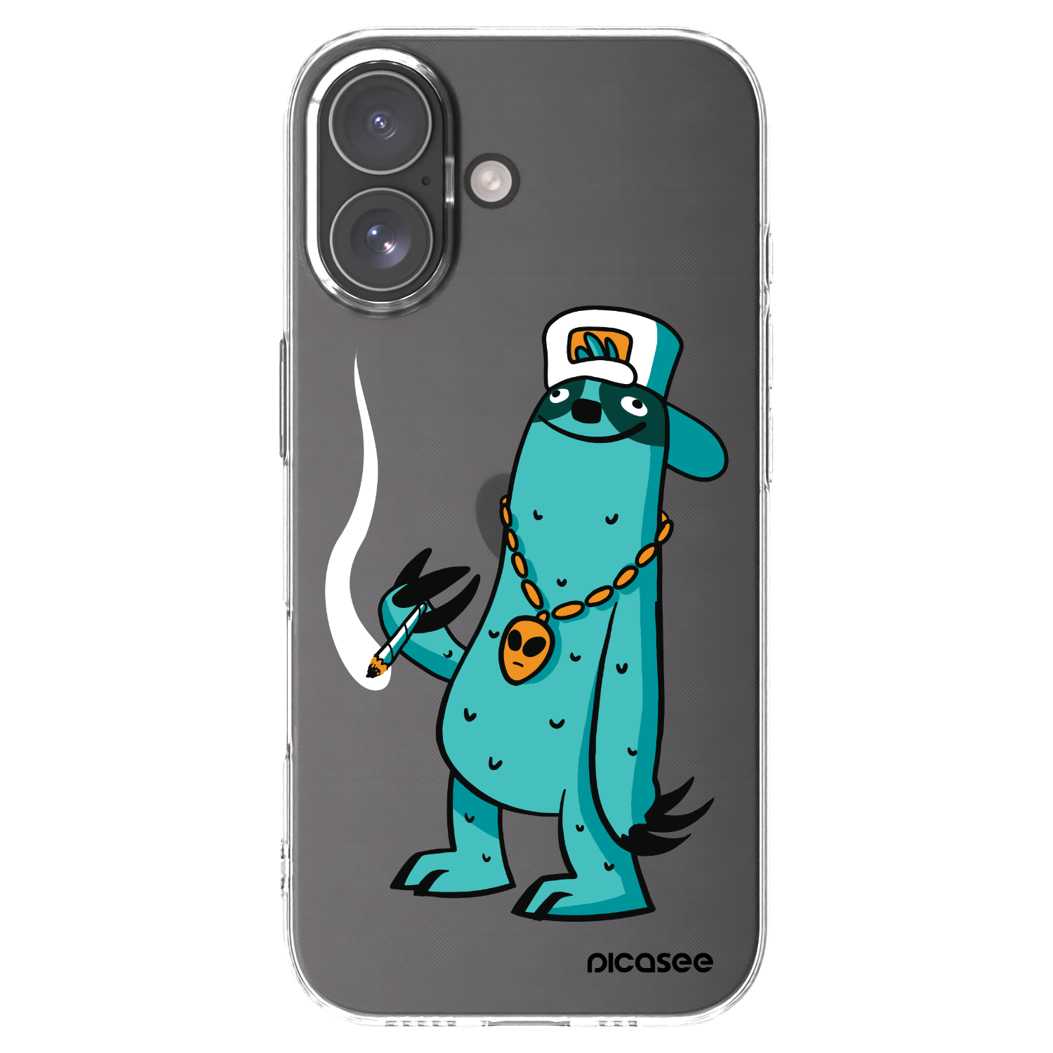 Picasee silikónový prehľadný obal pre Apple iPhone 17 - Earth - Je mi fajn
