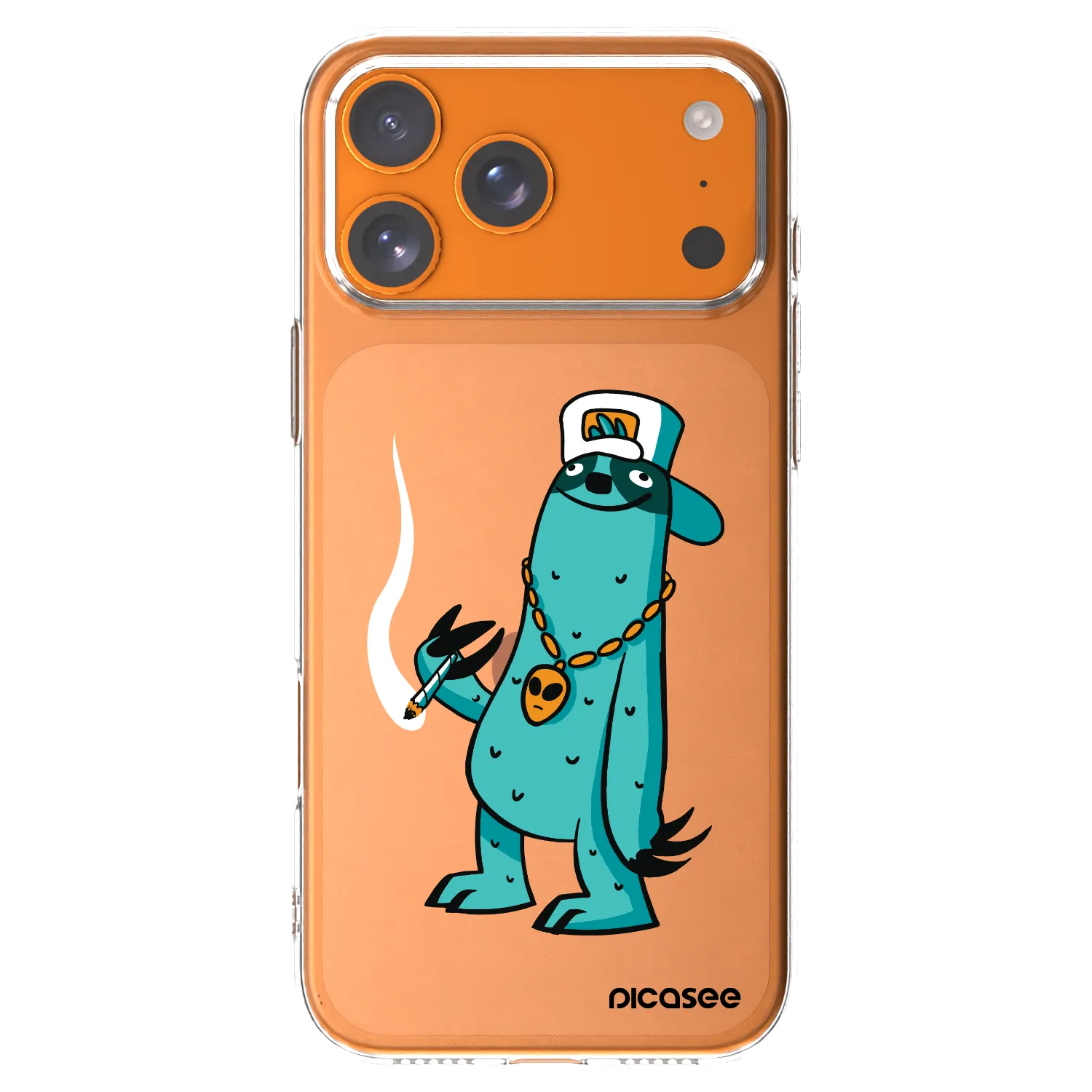 Picasee silikónový prehľadný obal pre Apple iPhone 17 Pro Max - Earth - Je mi fajn