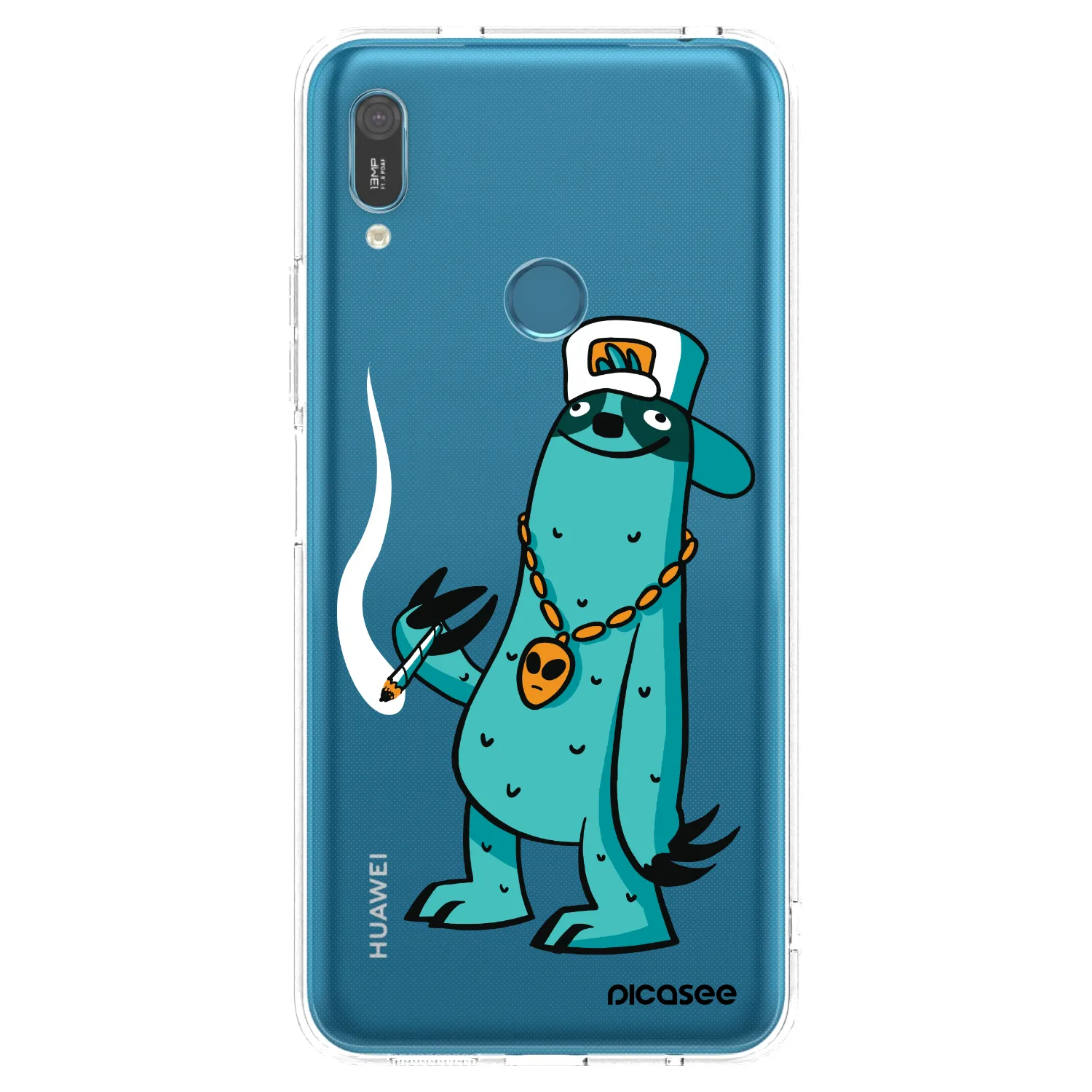 Picasee silikónový prehľadný obal pre Huawei Y6 2019 - Earth - Je mi fajn