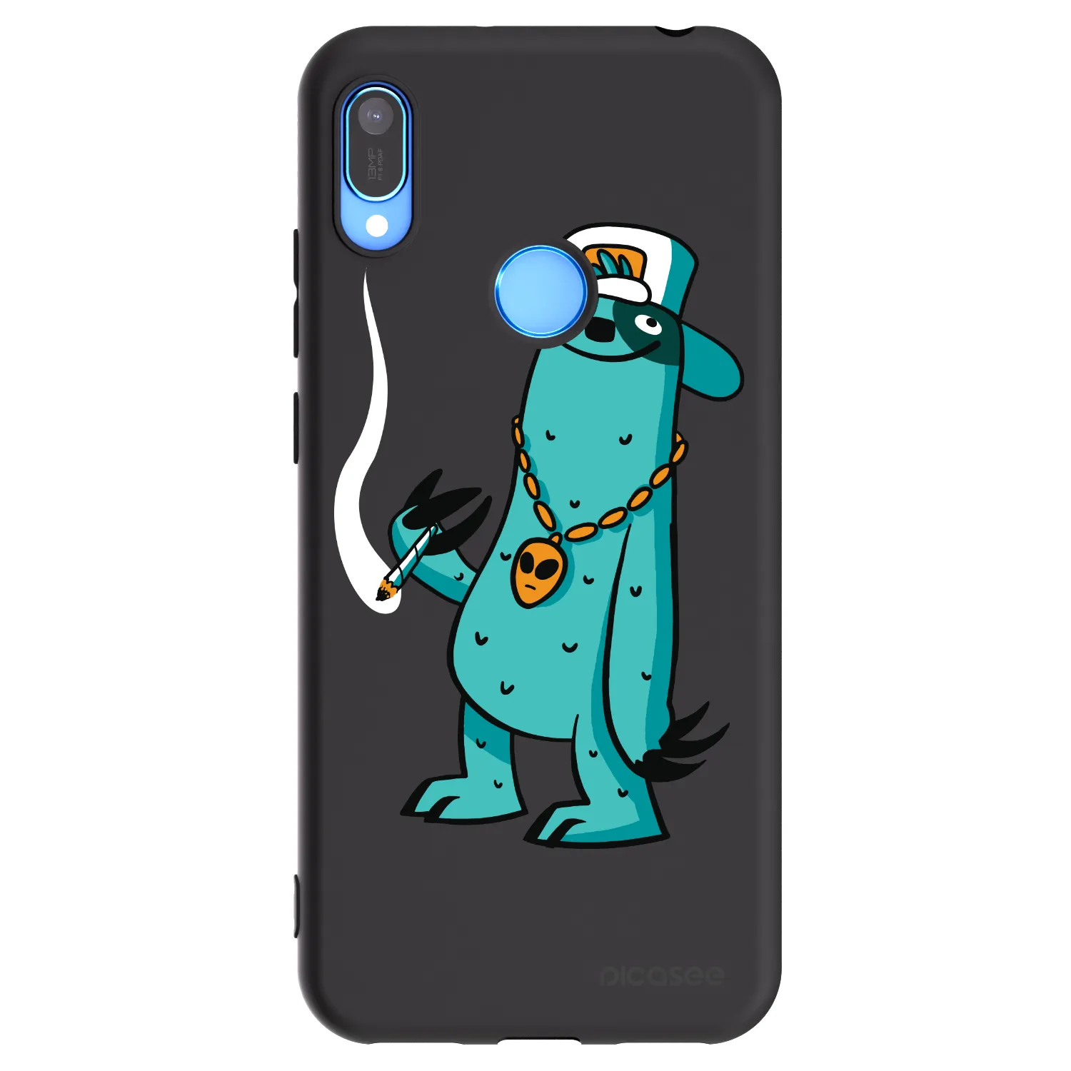 Picasee silikónový čierny obal pre Huawei Y6 2019 - Earth - Je mi fajn