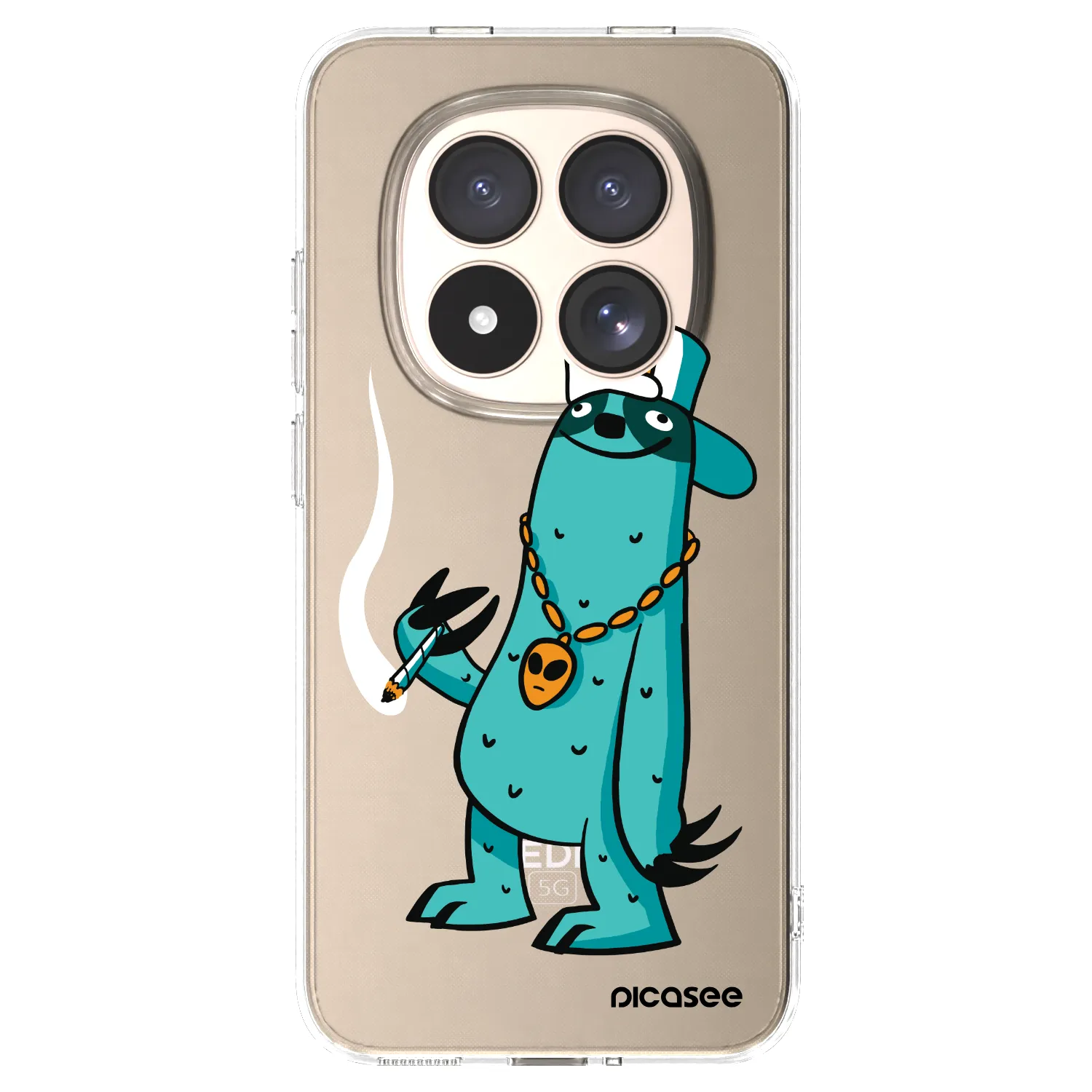 Picasee silikónový prehľadný obal pre Xiaomi Redmi Note 15 Pro 4G - Earth - Je mi fajn