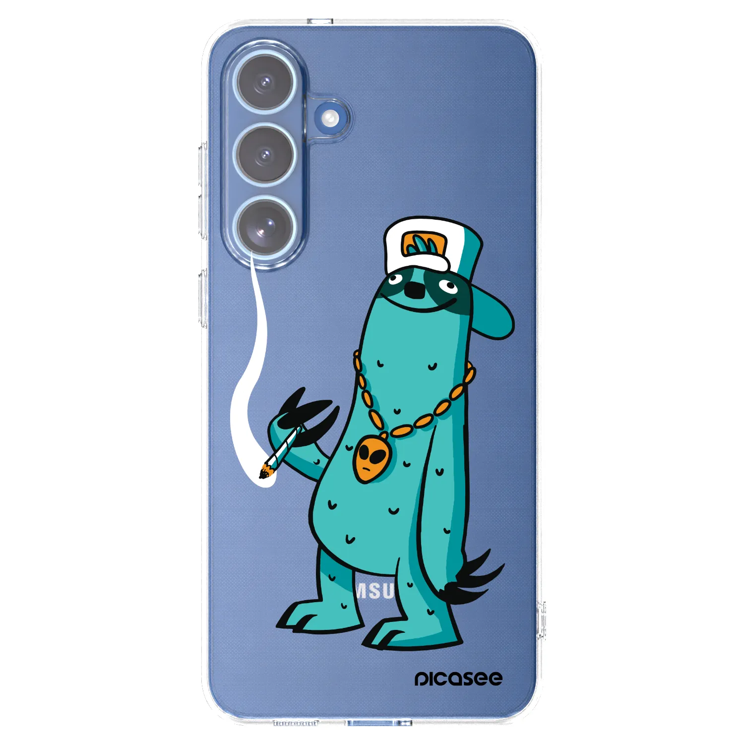 Picasee silikónový prehľadný obal pre Samsung Galaxy S25 FE 5G - Earth - Je mi fajn